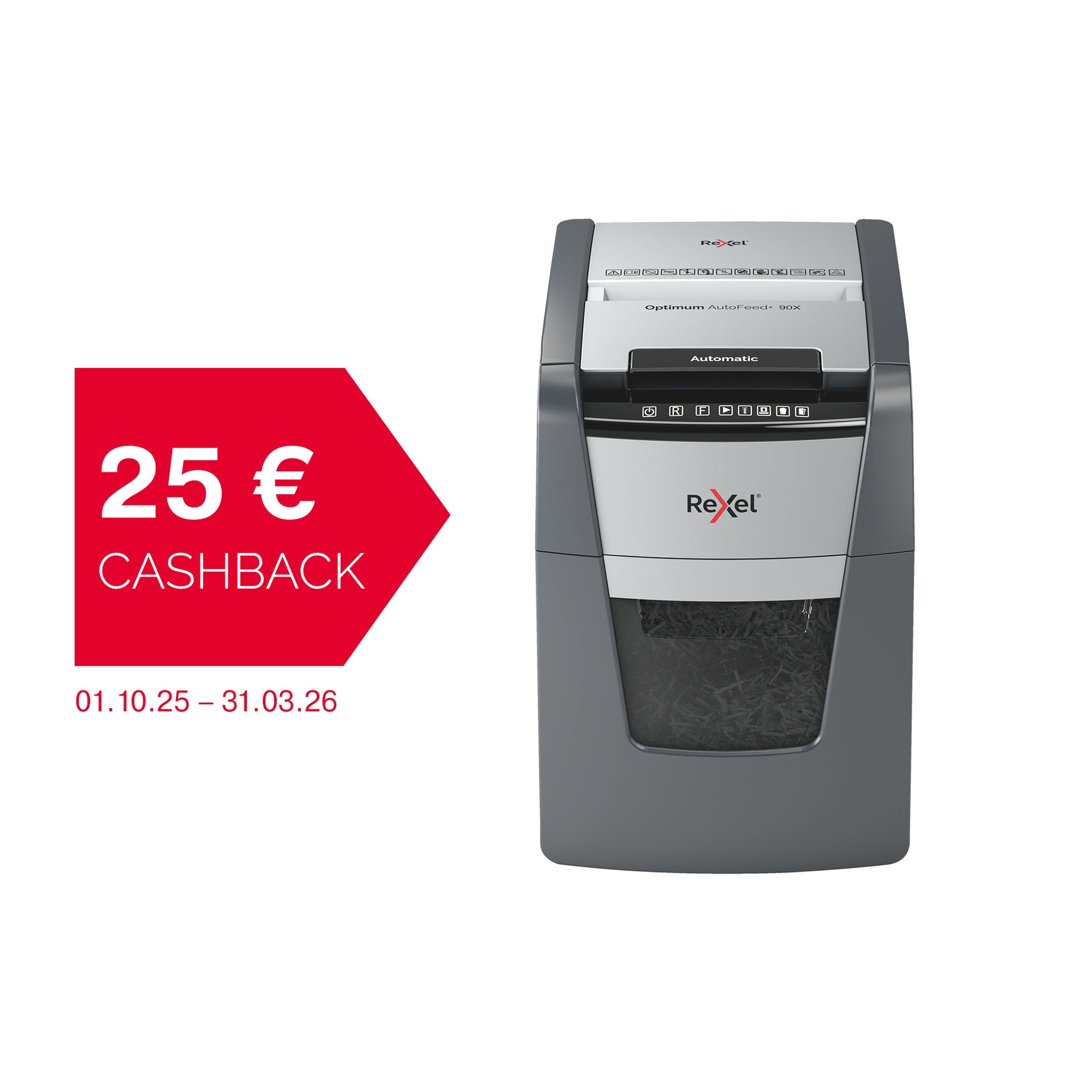 Rexel Aktenvernichter Optimum AutoFeed+ 90X