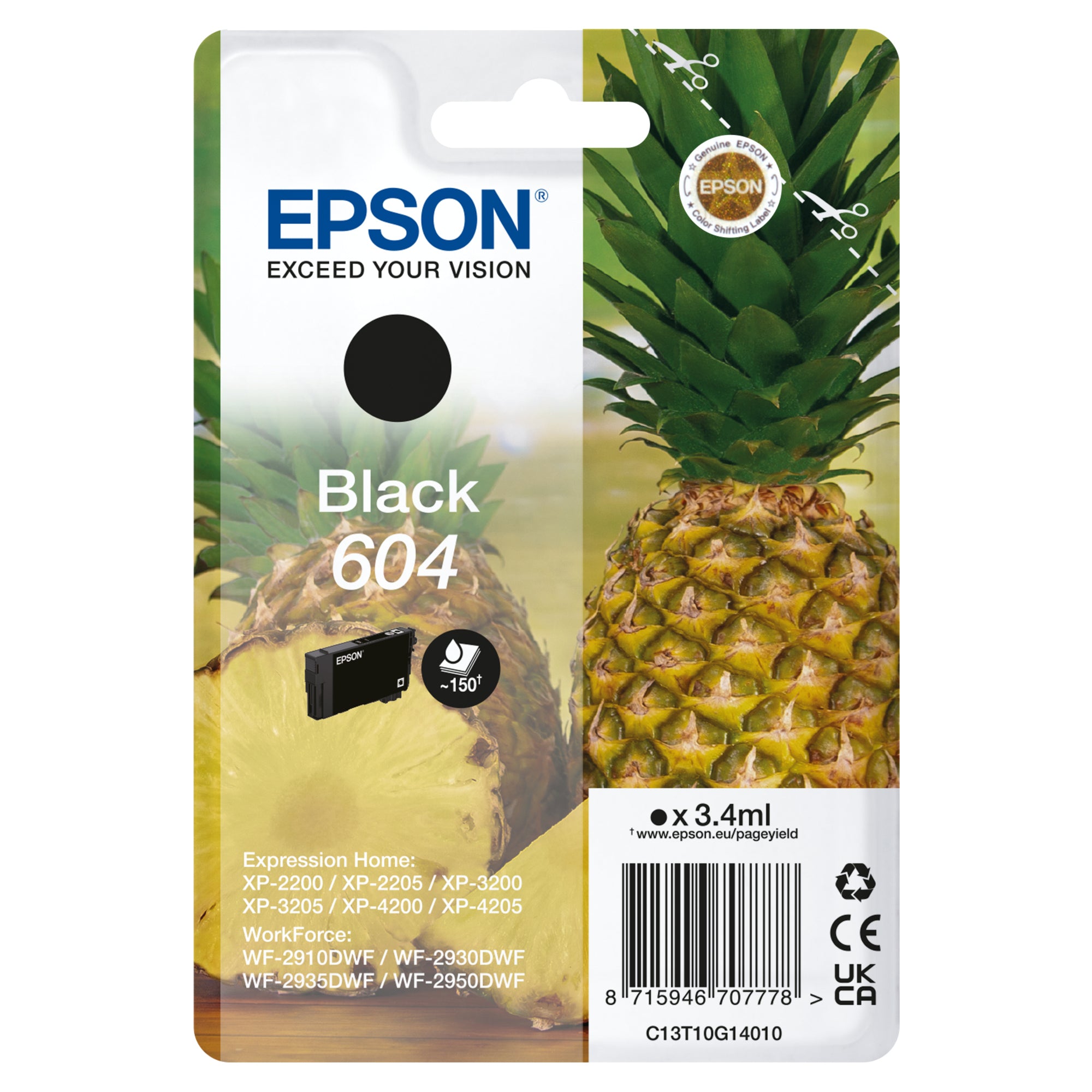 Epson Tintenpatrone, schwarz