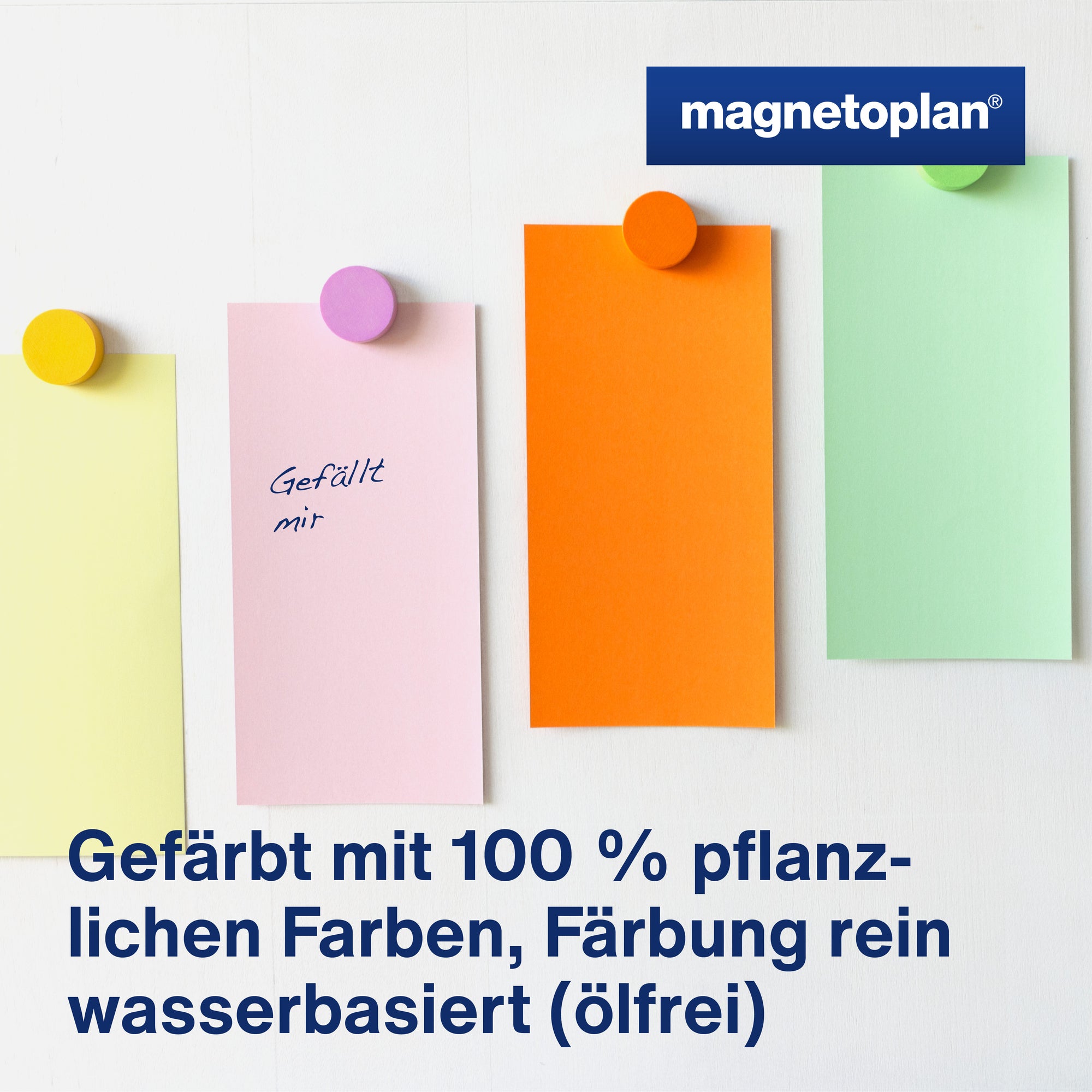 magnetoplan ModKarte Rechteck 200x100 sort 250St