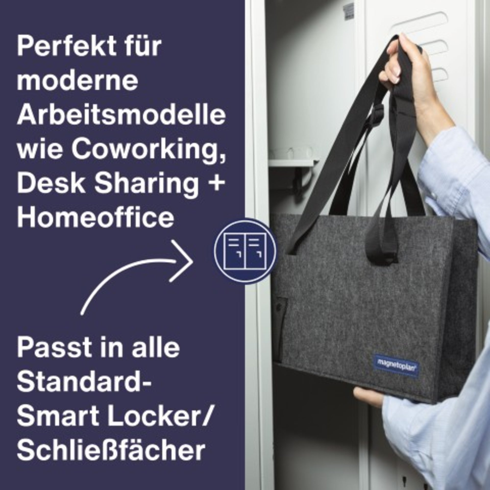 magnetoplan Aufbewahrungstasche Desk Sharing & Hot Desking