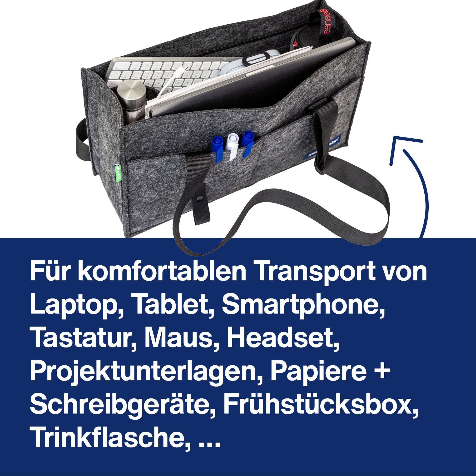 magnetoplan Aufbewahrungstasche Desk Sharing & Hot Desking