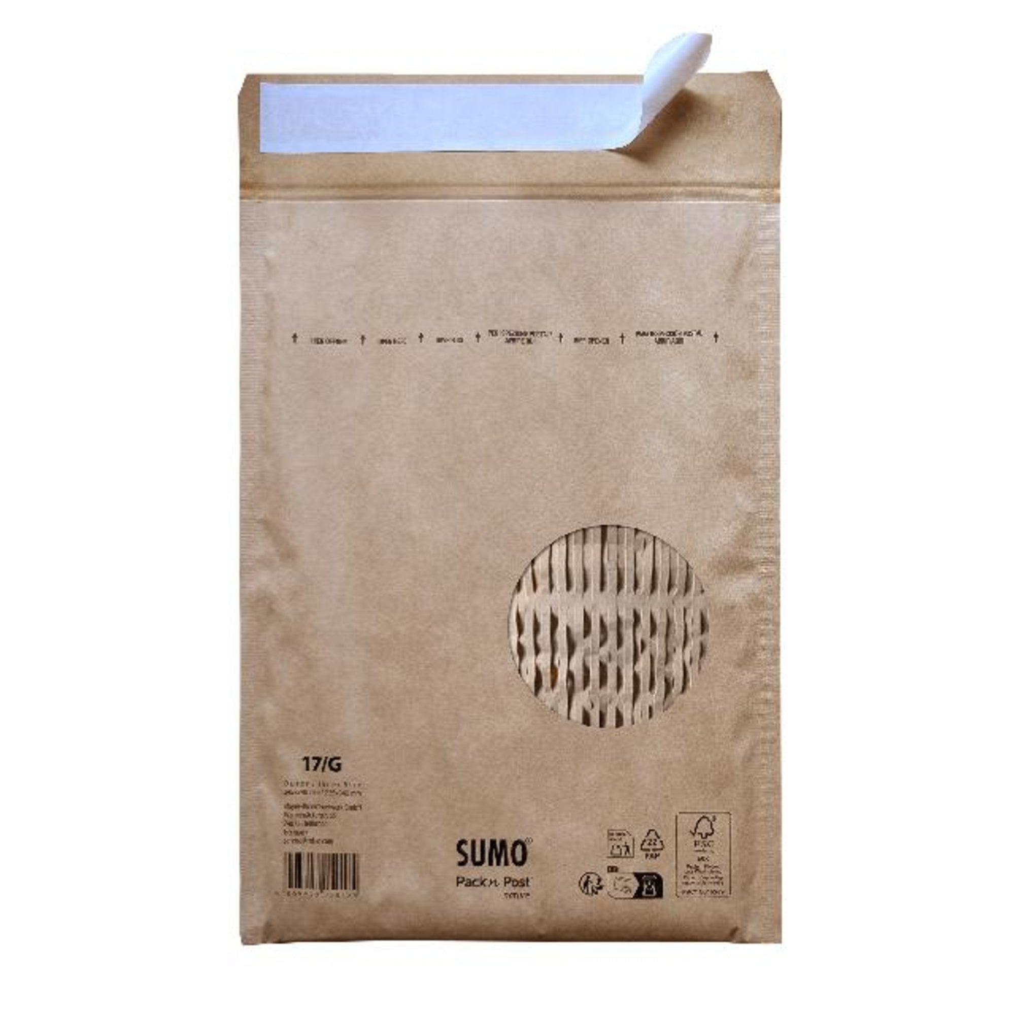 SUMO Papierpolstertasche 245x340mm br