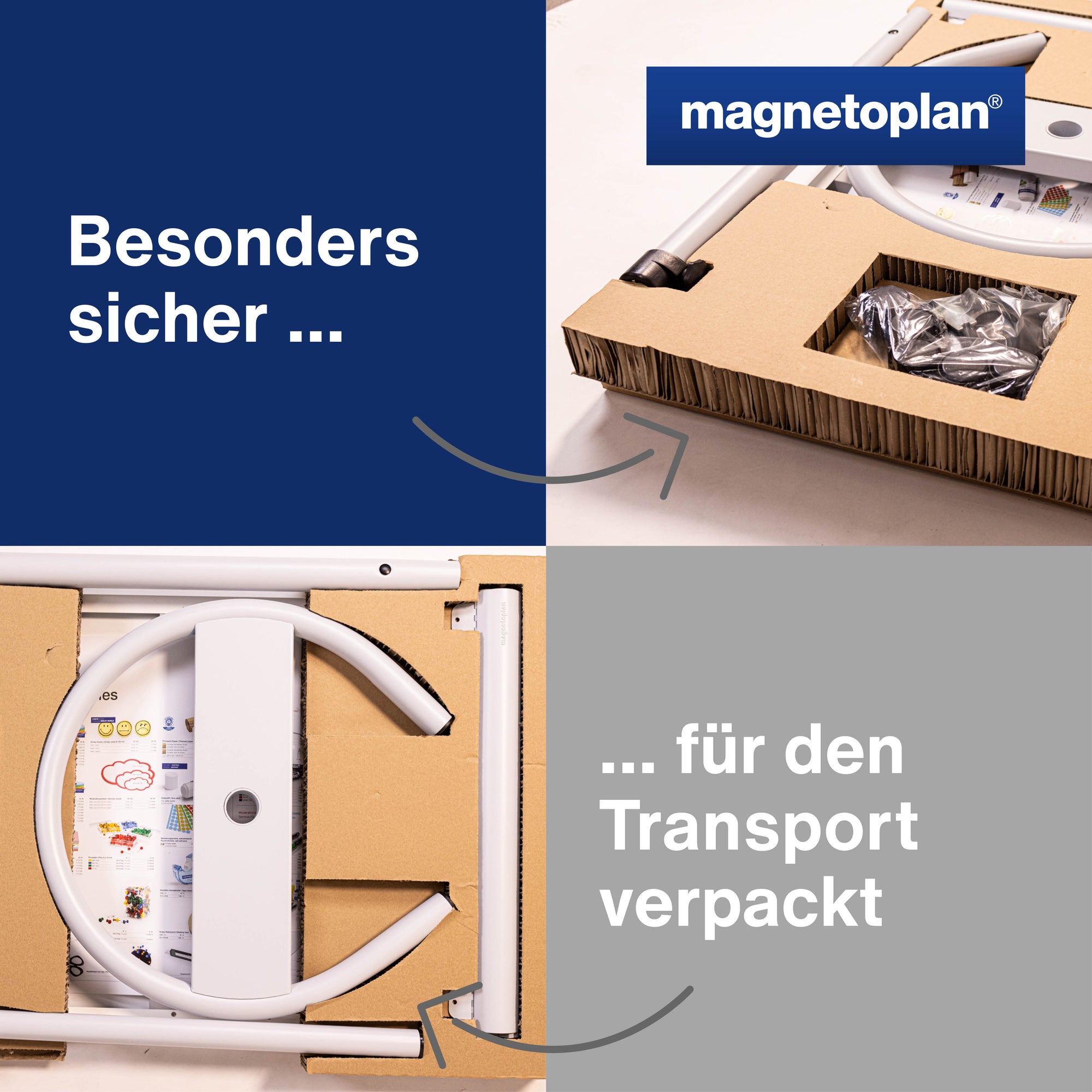 magnetoplan Mobiles Flipchart de Luxe
