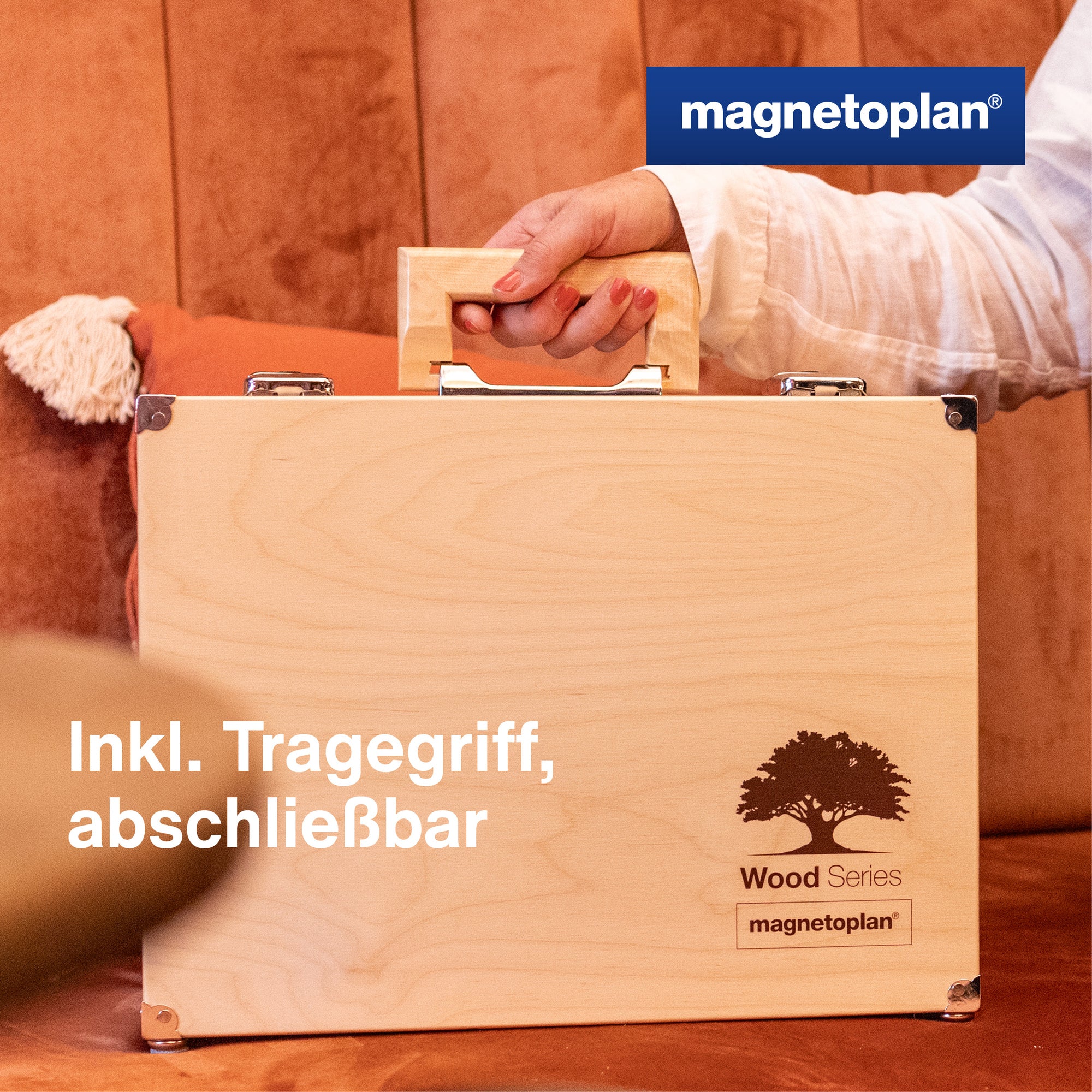 magnetoplan Moderationskoffer Wood Series