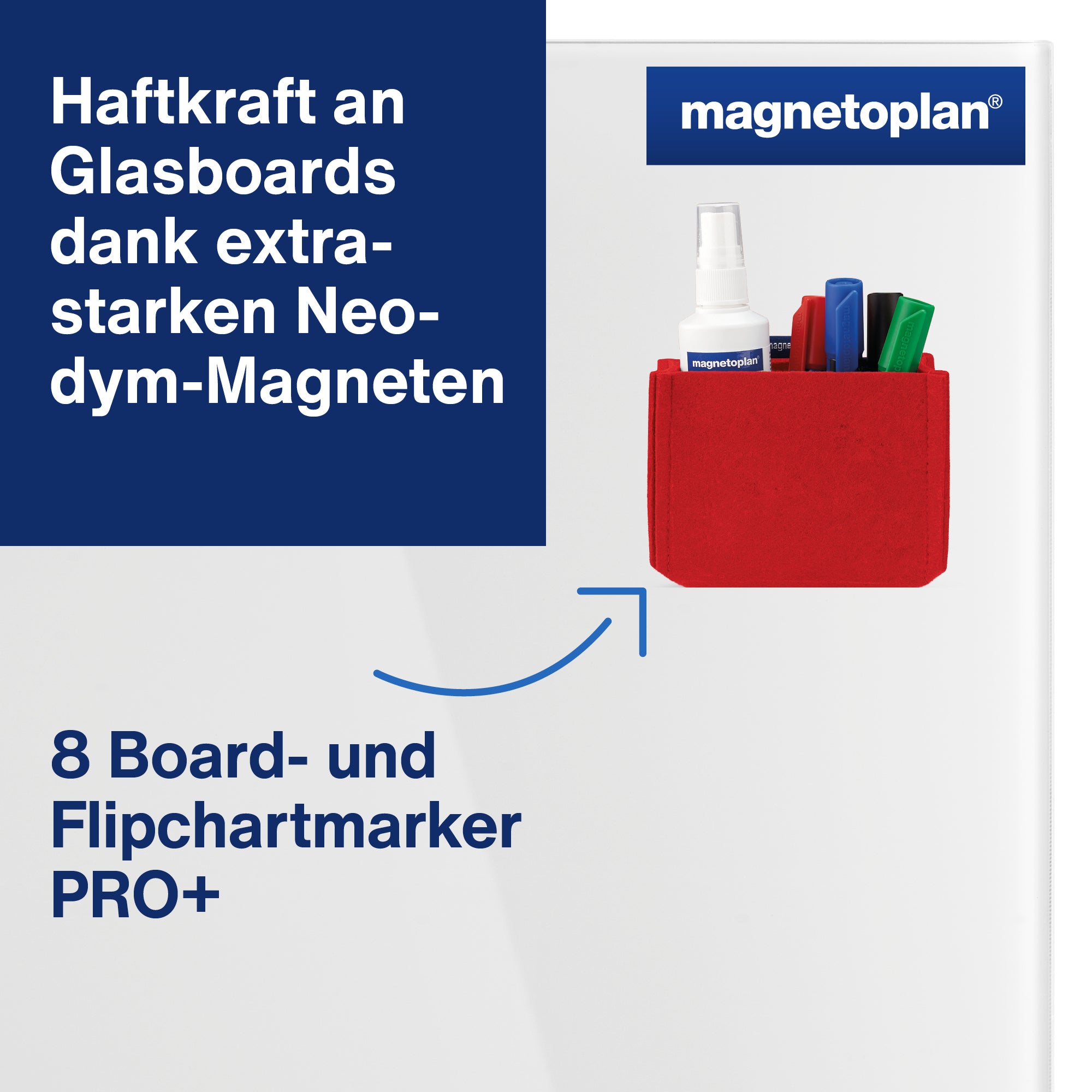 magnetoplan Stiftehalter magnetoTray ecoAware MEDIUM