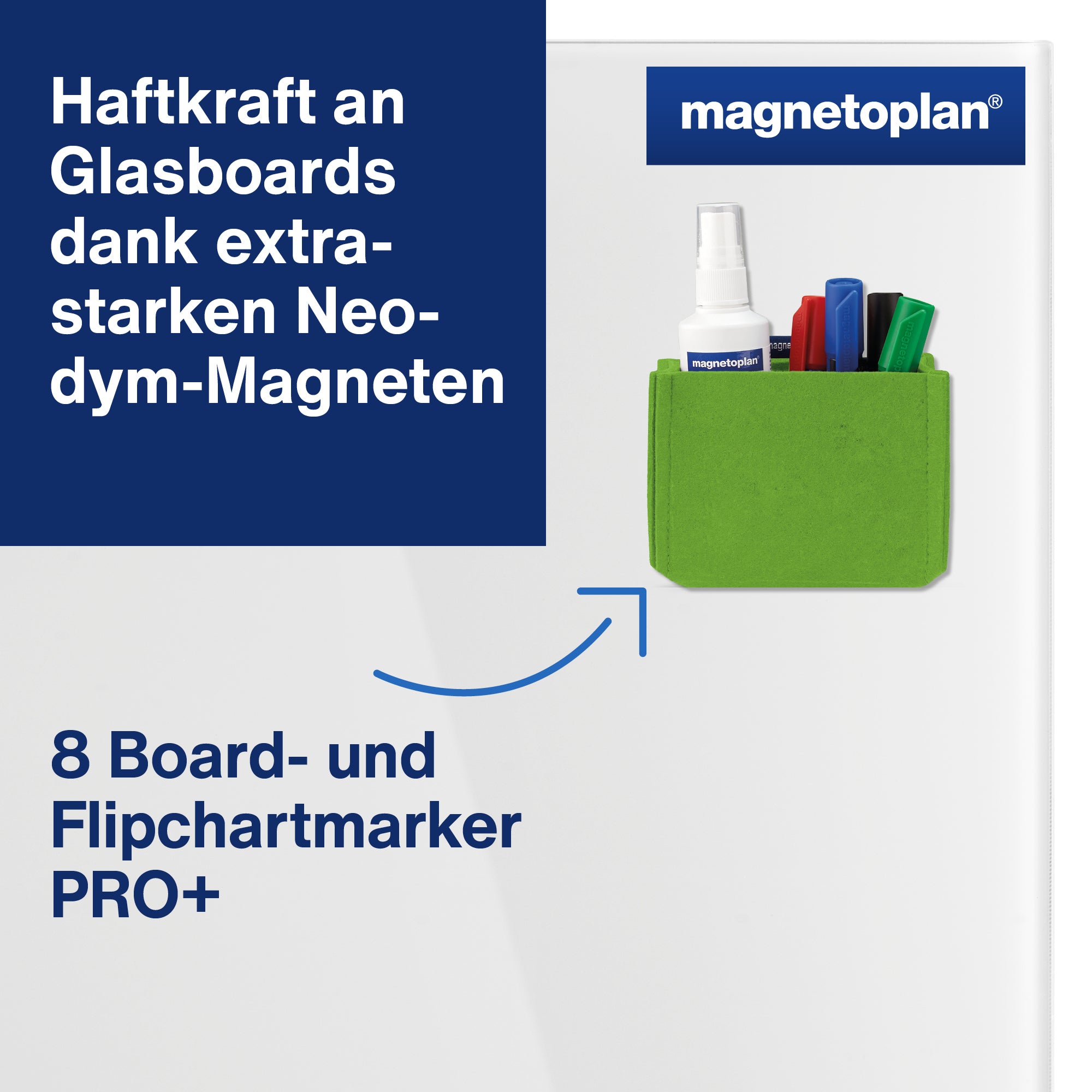 magnetoplan Stiftehalter magnetoTray ecoAware MEDIUM