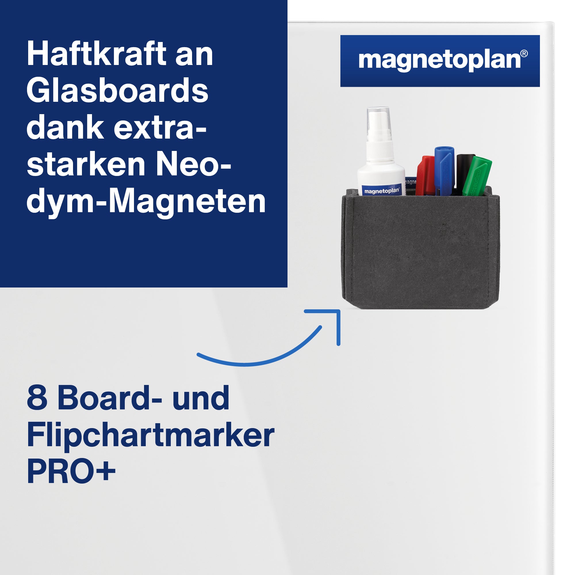 magnetoplan Stiftehalter magnetoTray ecoAware MEDIUM