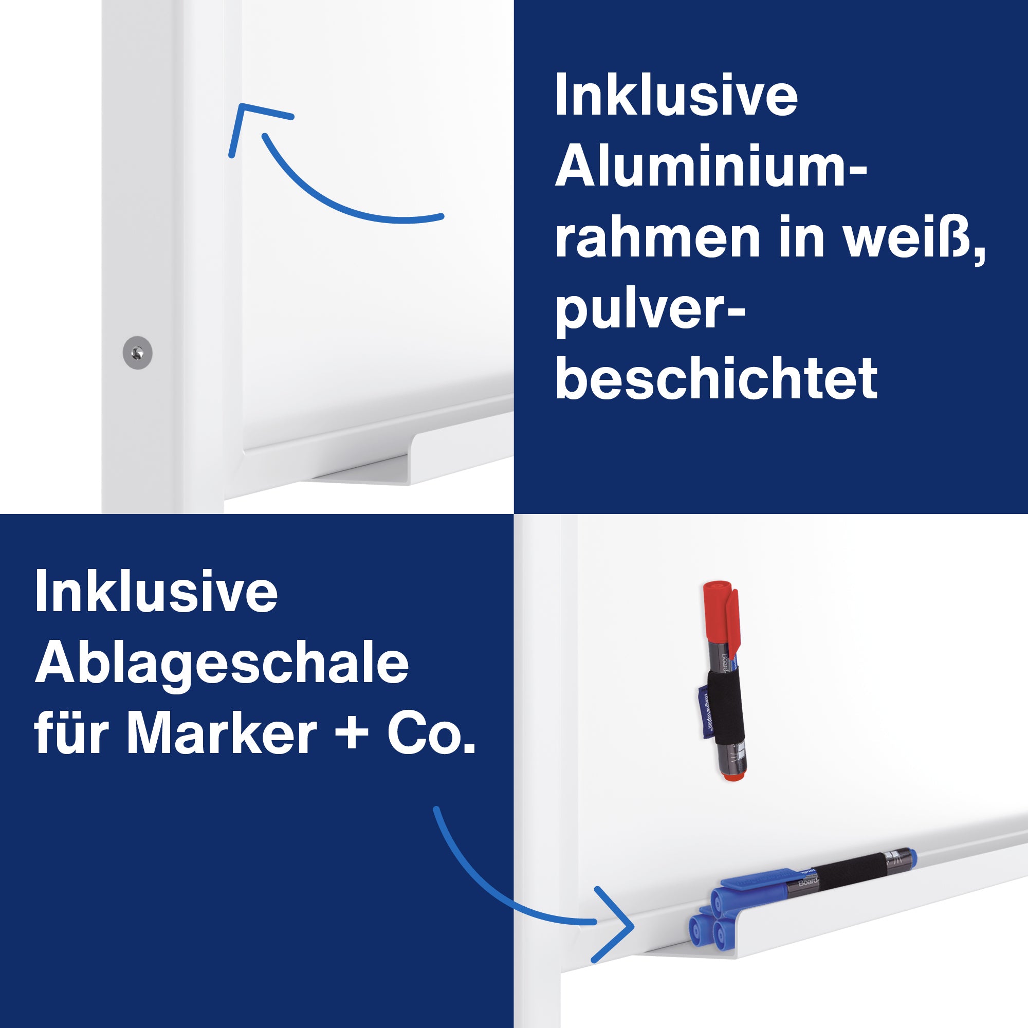 magnetoplan Multifunktionstafel Universal 3-in-1