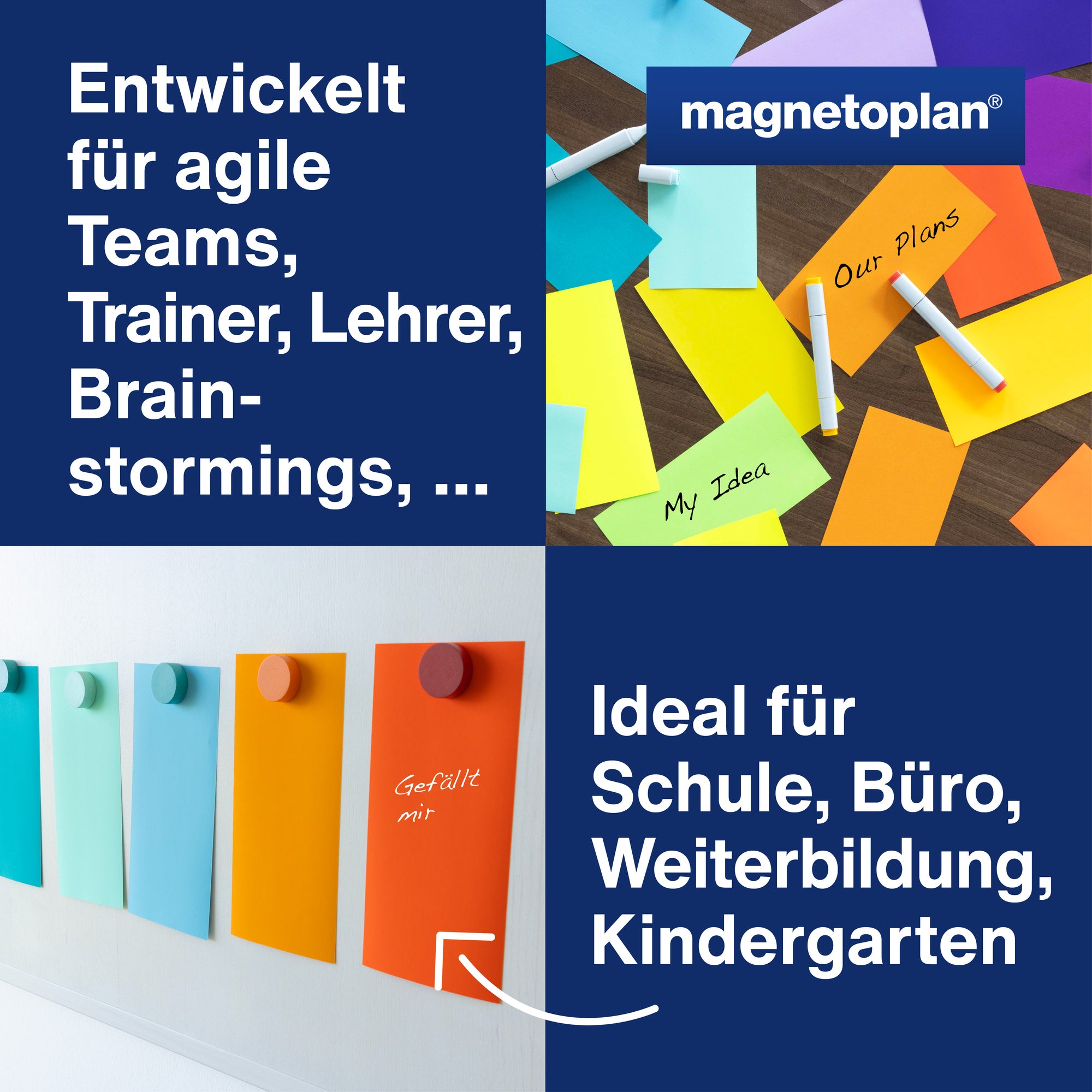 magnetoplan Moderationskarte Sea Dusk