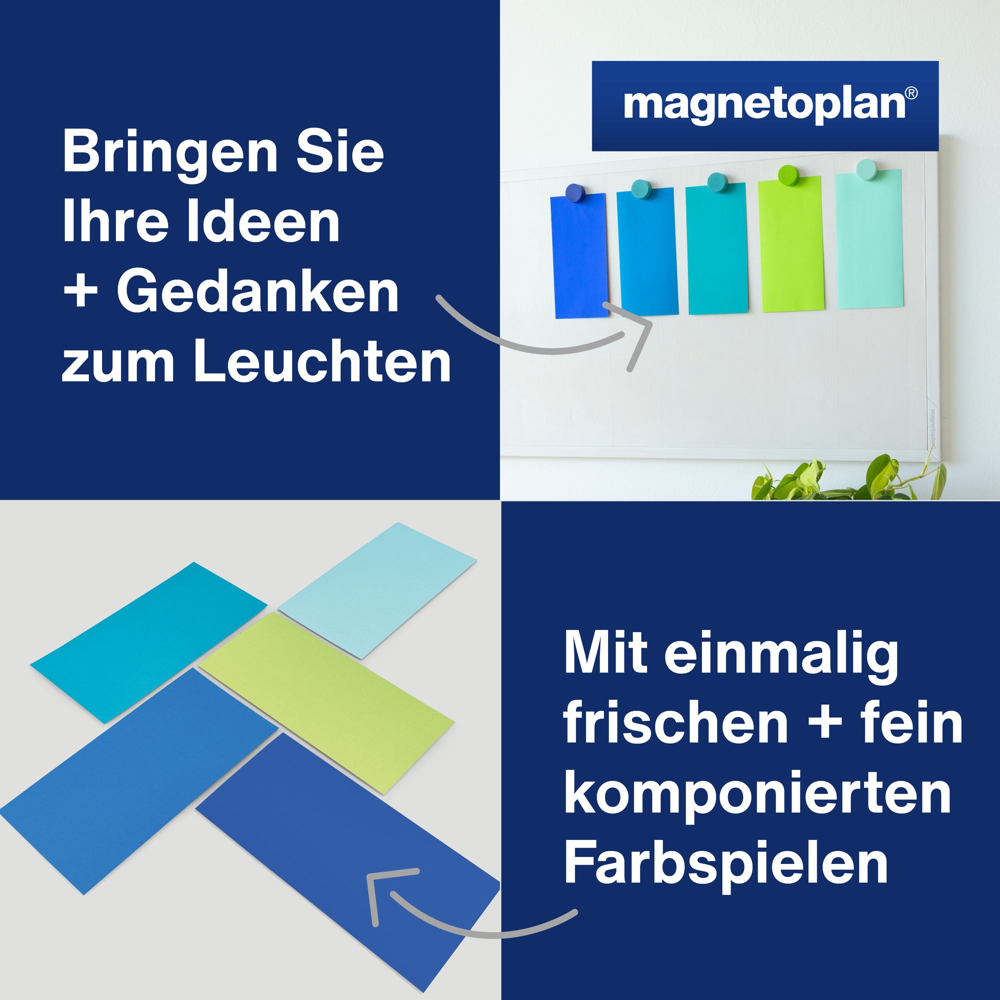 magnetoplan Moderationskarte Sea