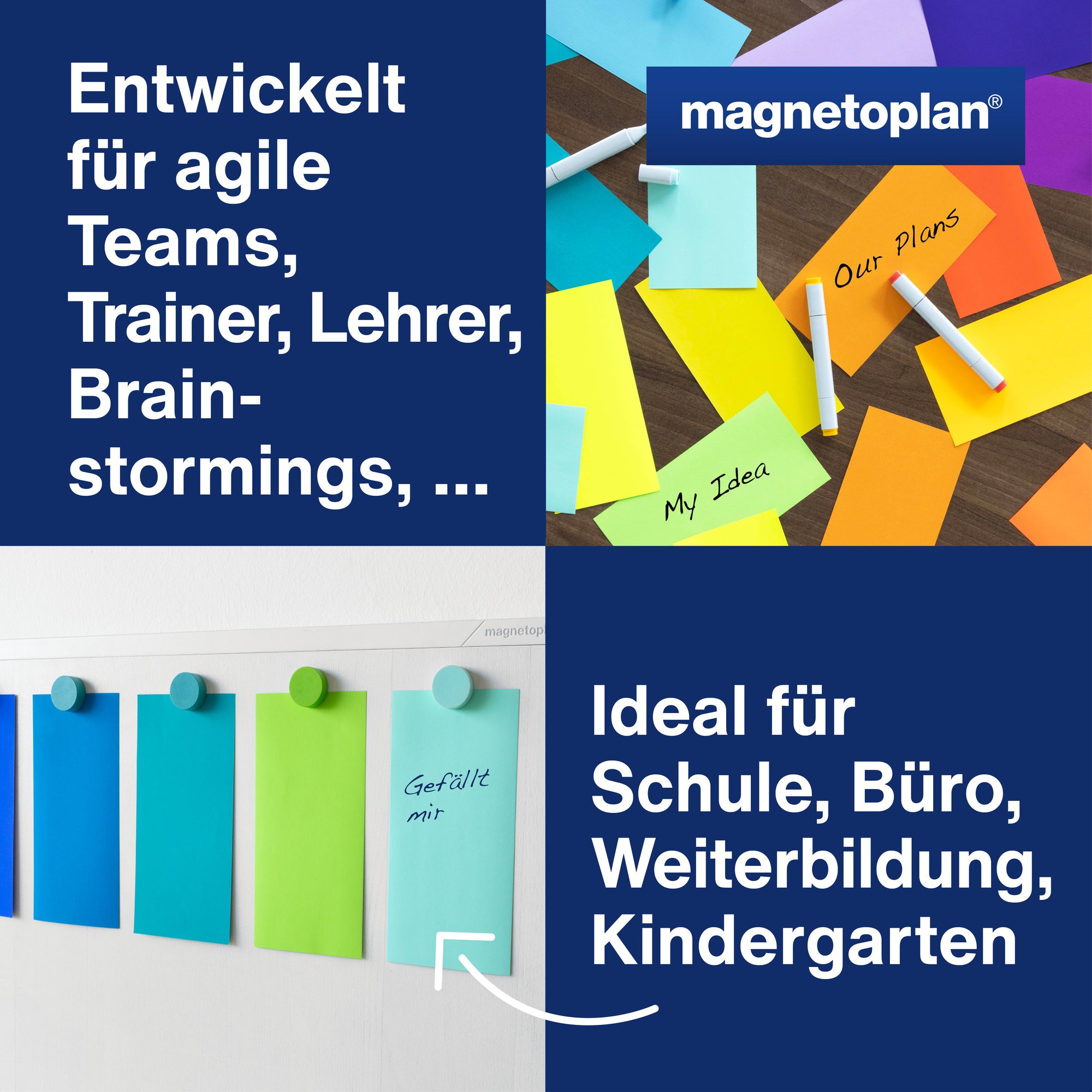 magnetoplan Moderationskarte Sea