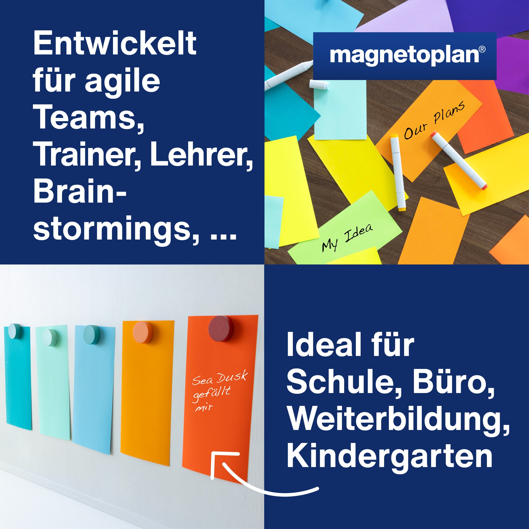 magnetoplan Moderationskarte Set 2