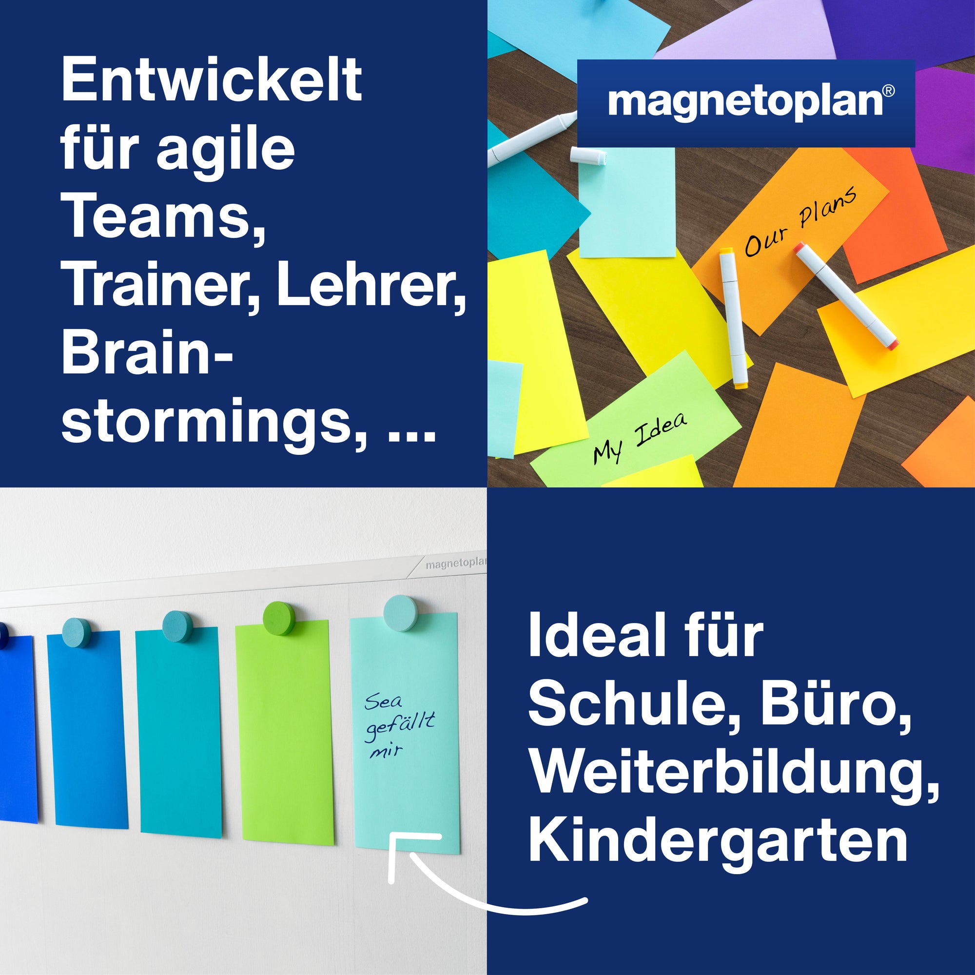 magnetoplan Moderationskarte Set 1