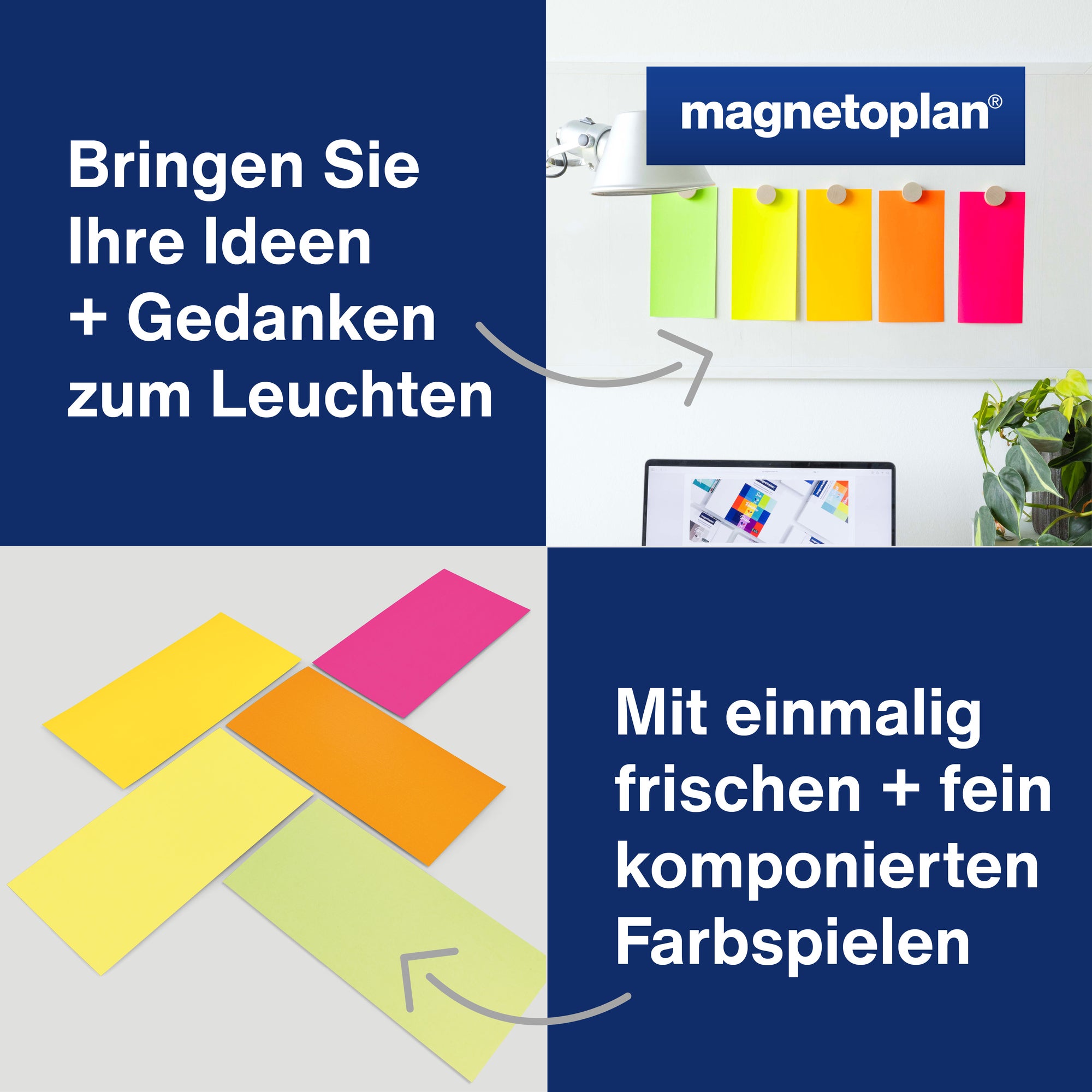 magnetoplan Moderationskarte Neon
