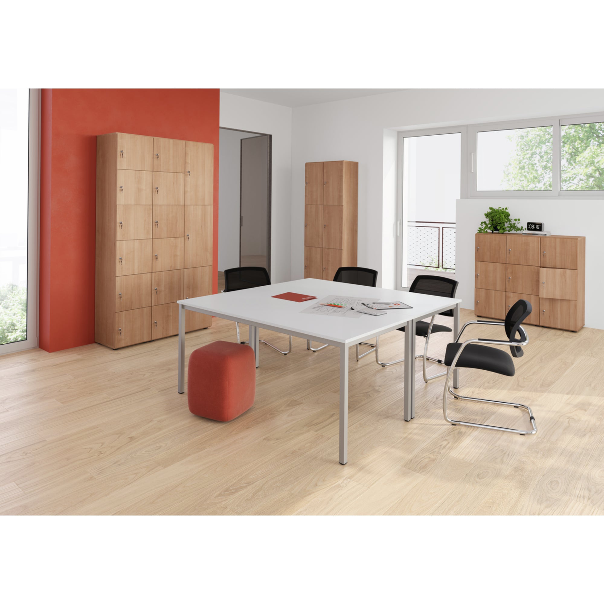 Hammerbacher Schließfachschrank, 400 x 2.156 x 420 mm (B x H x T)