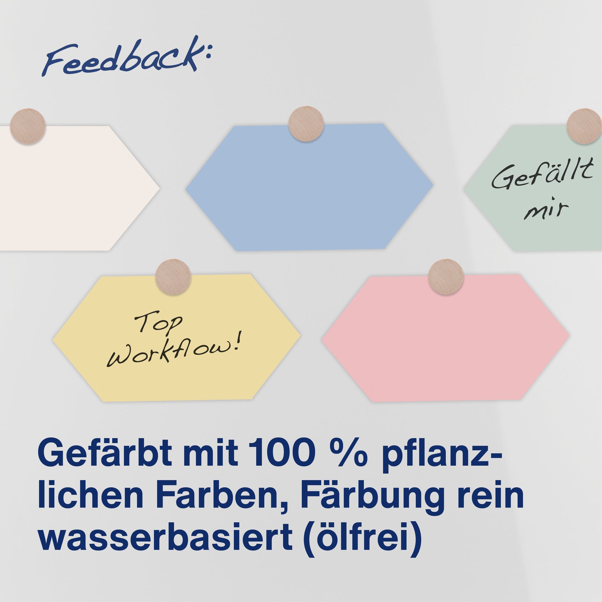 magnetoplan ModKarte Wabe 297x165 sort 500St