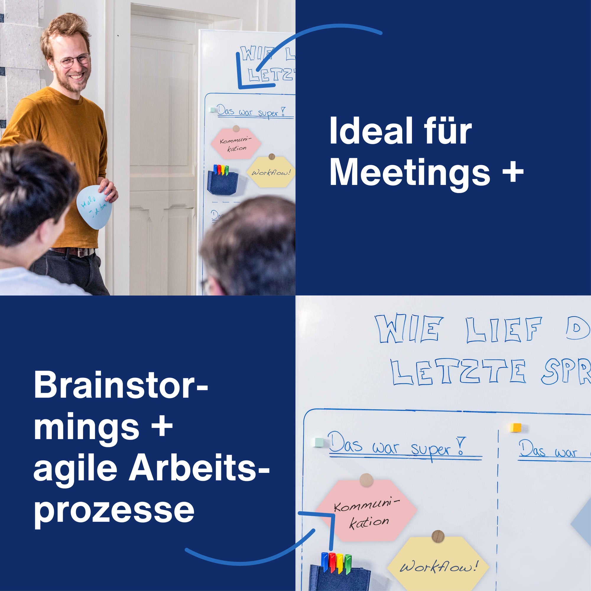 magnetoplan Moderationskarte Rhombus 200x95mm 500St.