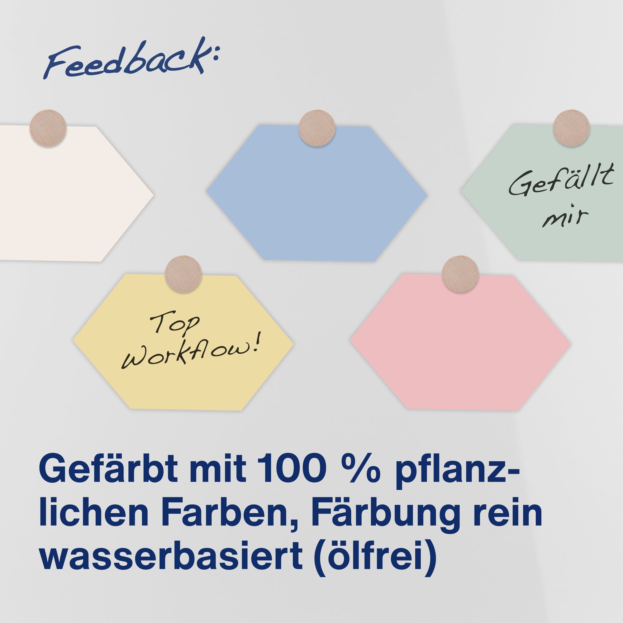 magnetoplan Moderationskarte Rhombus 200x95mm 500St.