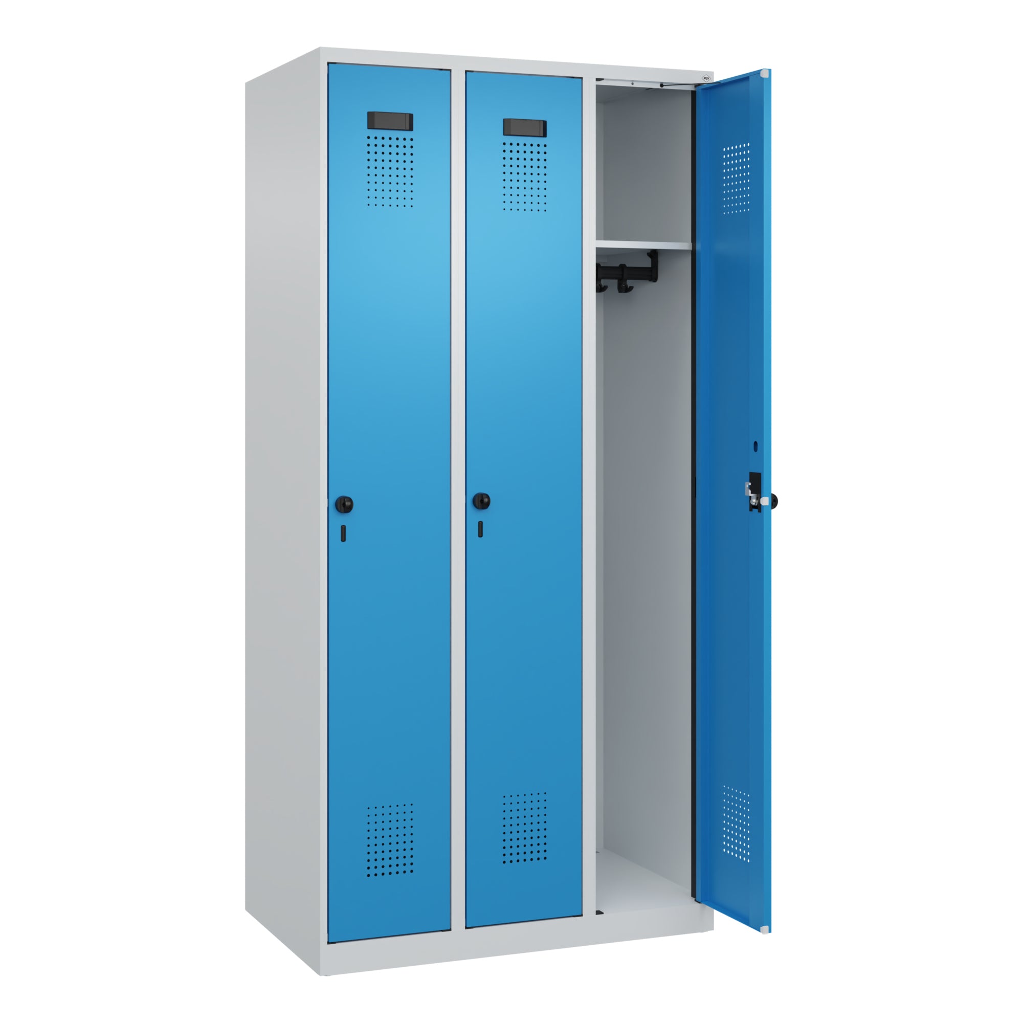 C+P Spind Evolo PLUS 3Abt 1850x900x500 lgr/lbl