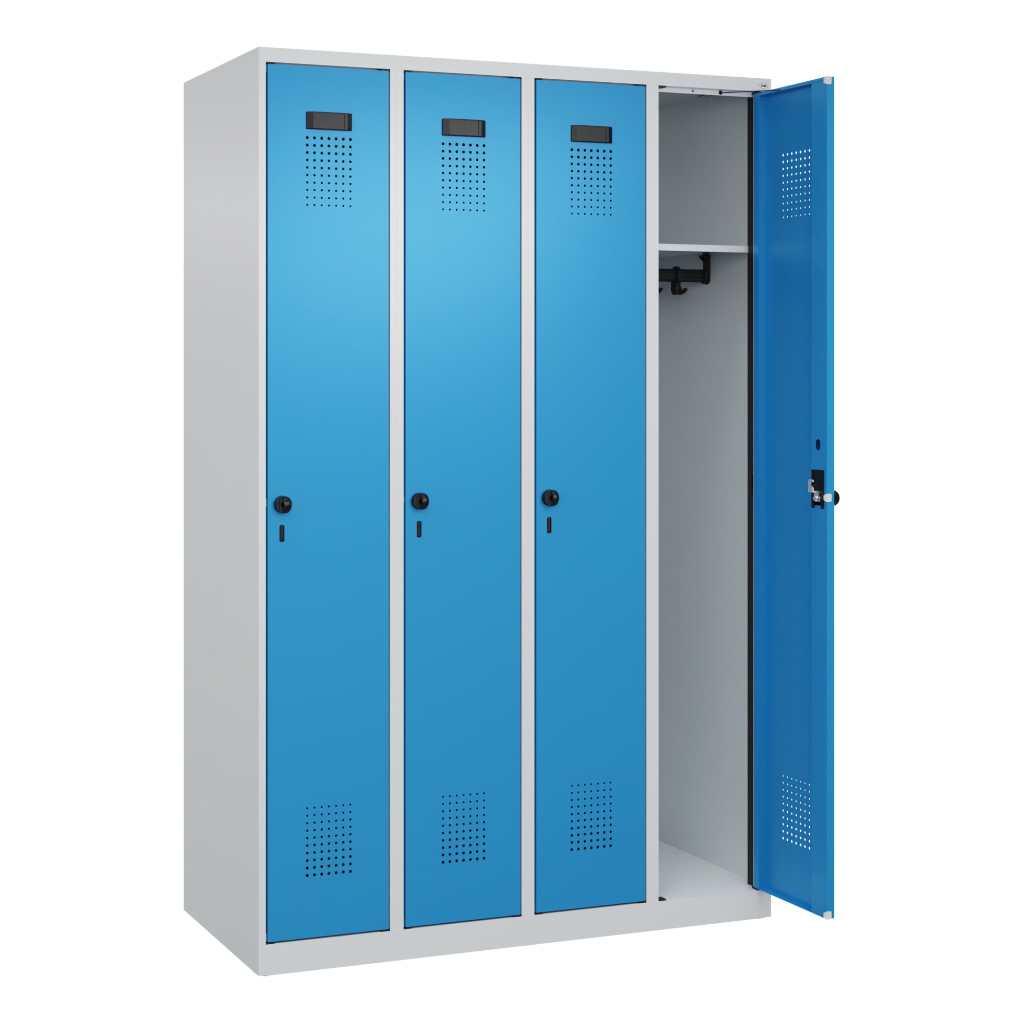 C+P Spind Evolo PLUS 4Abt 1850x1200x500 lgr/lbl