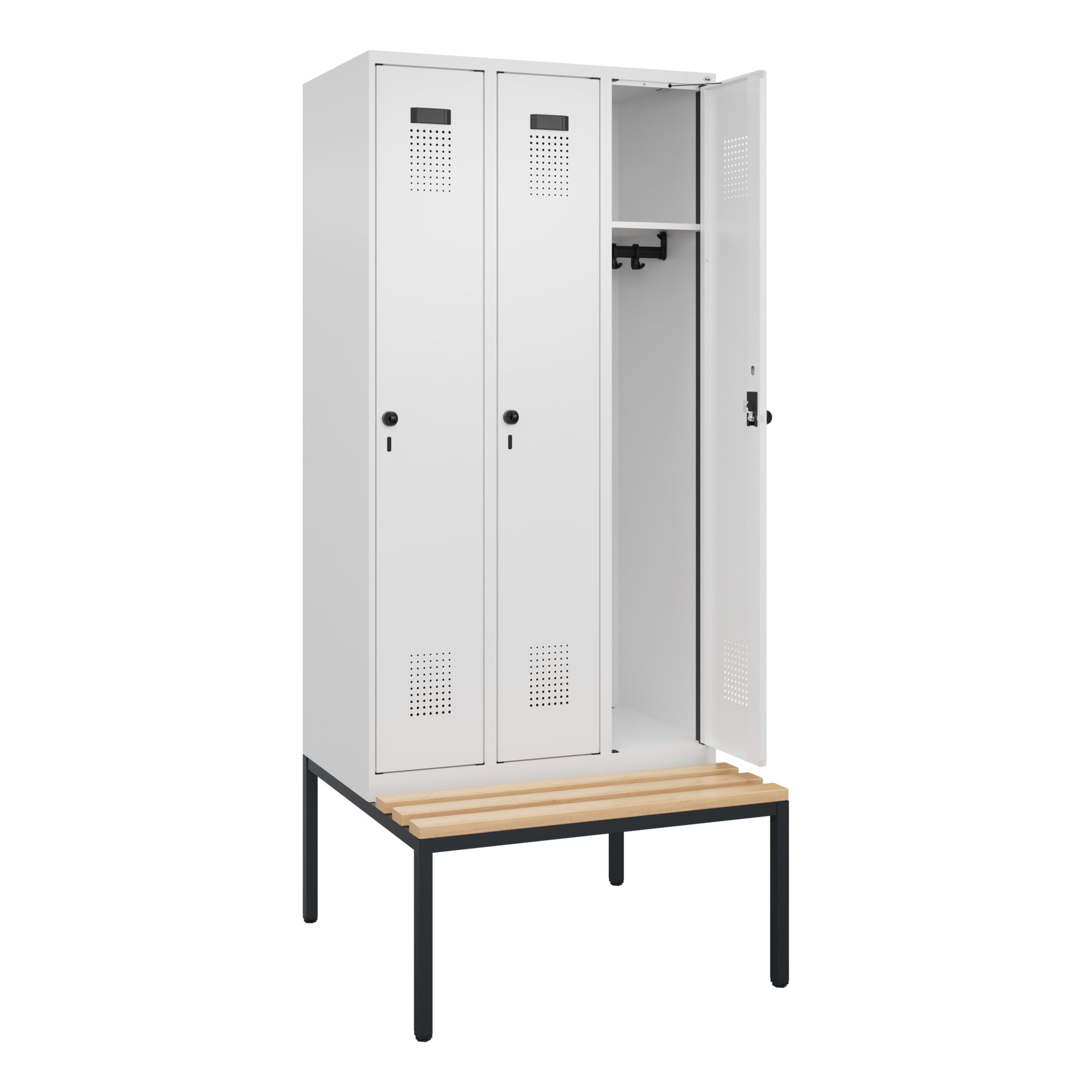 C+P Spind Evolo PLUS Bank 3Abt 2120x900x815 vws/vws