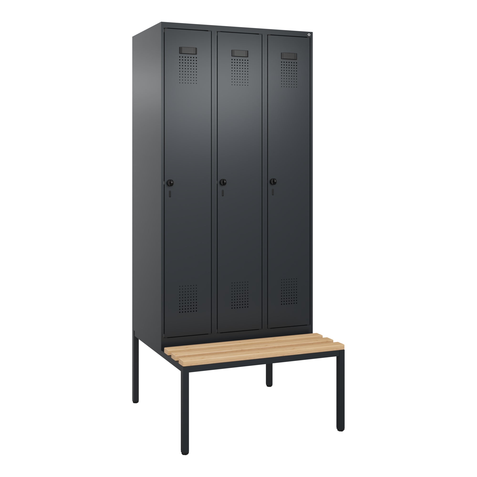 C+P Spind Evolo PLUS Bank 3Abt 2120x900x815 sgr/sgr