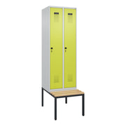 C+P Spind Evolo PLUS Bank 2Abt 2120x600x815 lgr/cgn