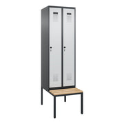 C+P Spind Evolo PLUS Bank 2Abt 2120x600x815 sgr/lgr