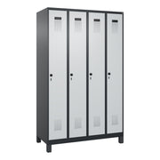 C+P Spind Evolo PLUS Füße 4Abt 1950x1200x500 sgr/lgr