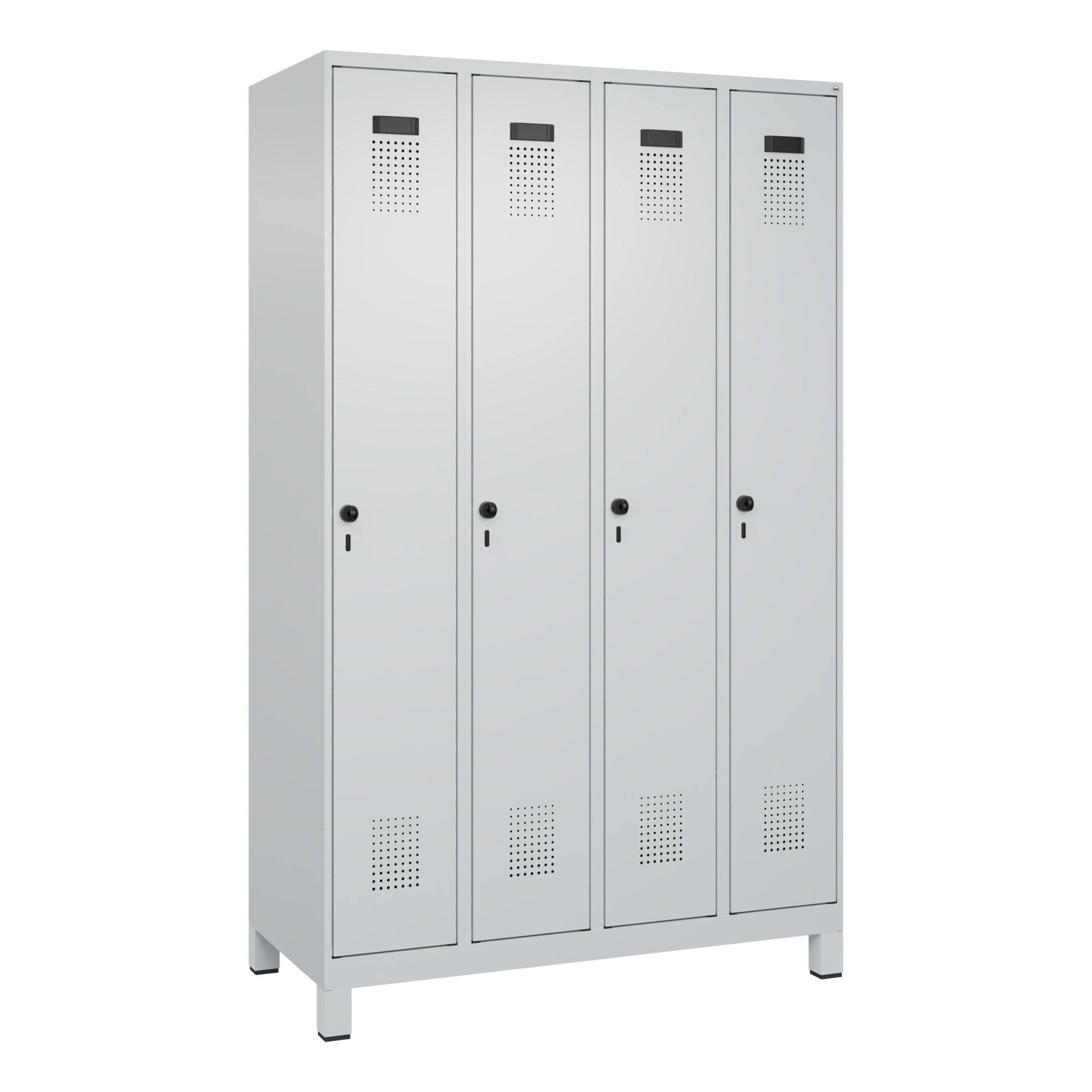 C+P Spind Evolo PLUS Füße 4Abt 1950x1200x500 lgr/lgr