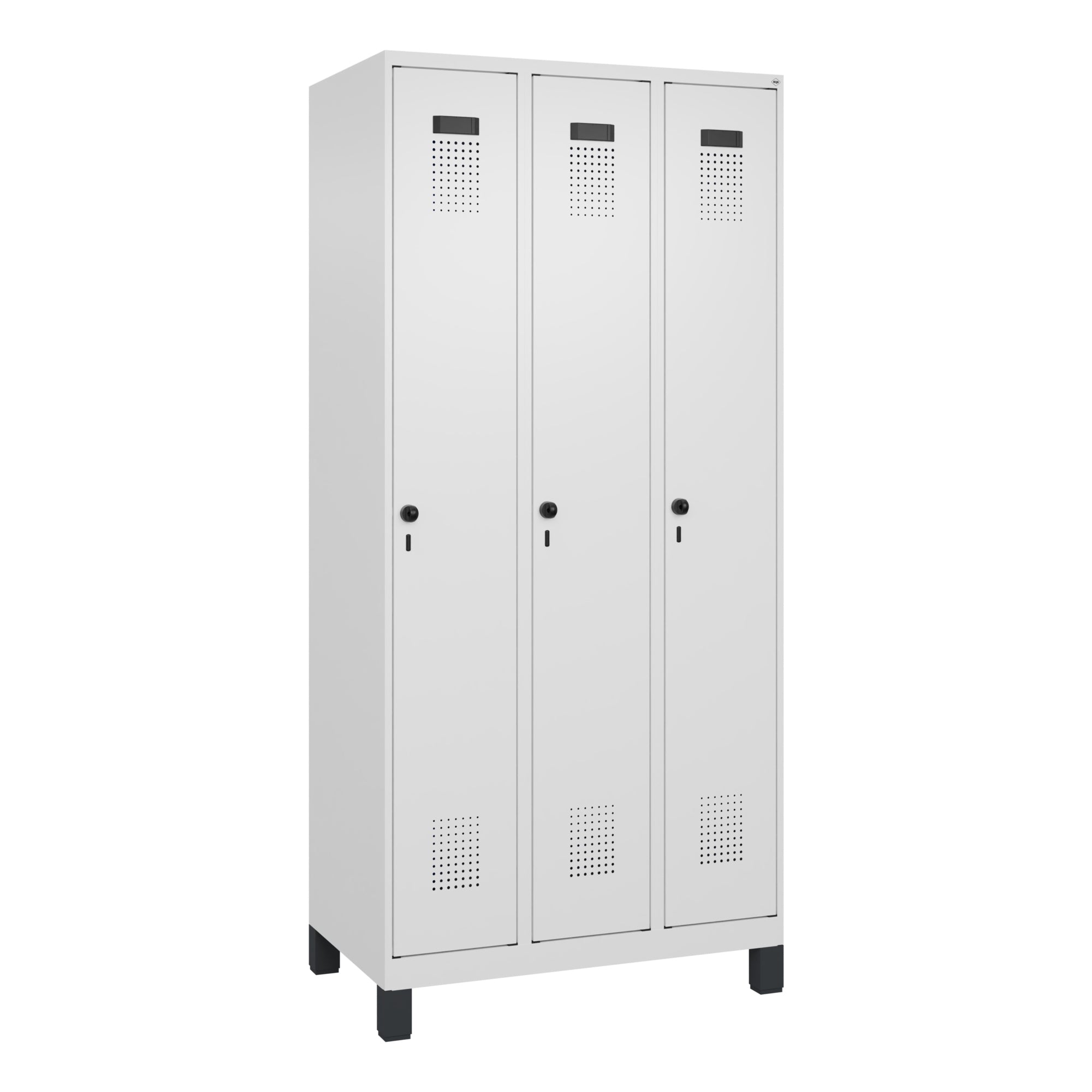 C+P Spind Evolo PLUS Füße 3Abt 1950x900x500 vws/vws