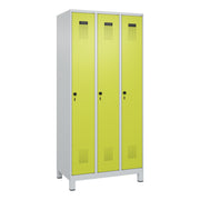 C+P Spind Evolo PLUS Füße 3Abt 1950x900x500 lgr/cgn