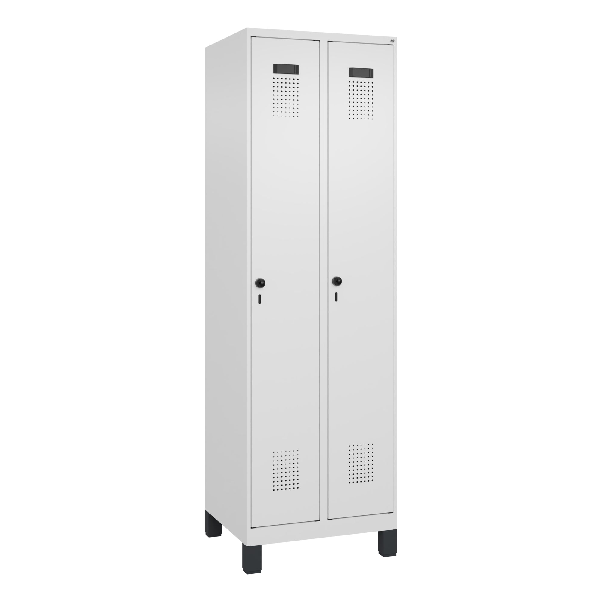 C+P Spind Evolo PLUS Füße 2Abt 1950x600x500 vws/vws