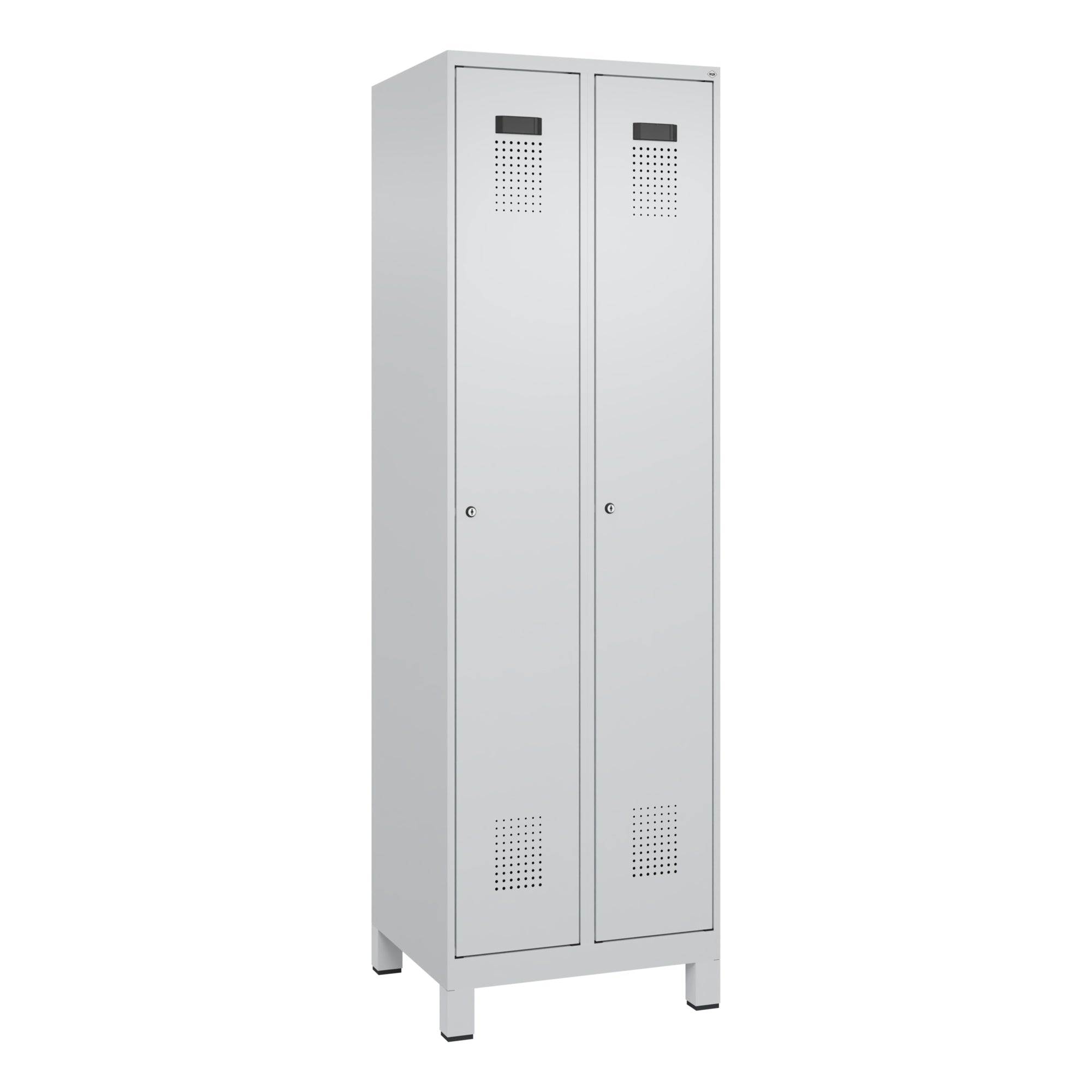 C+P Spind Evolo PLUS Füße 2Abt 1950x600x500 lgr/lgr