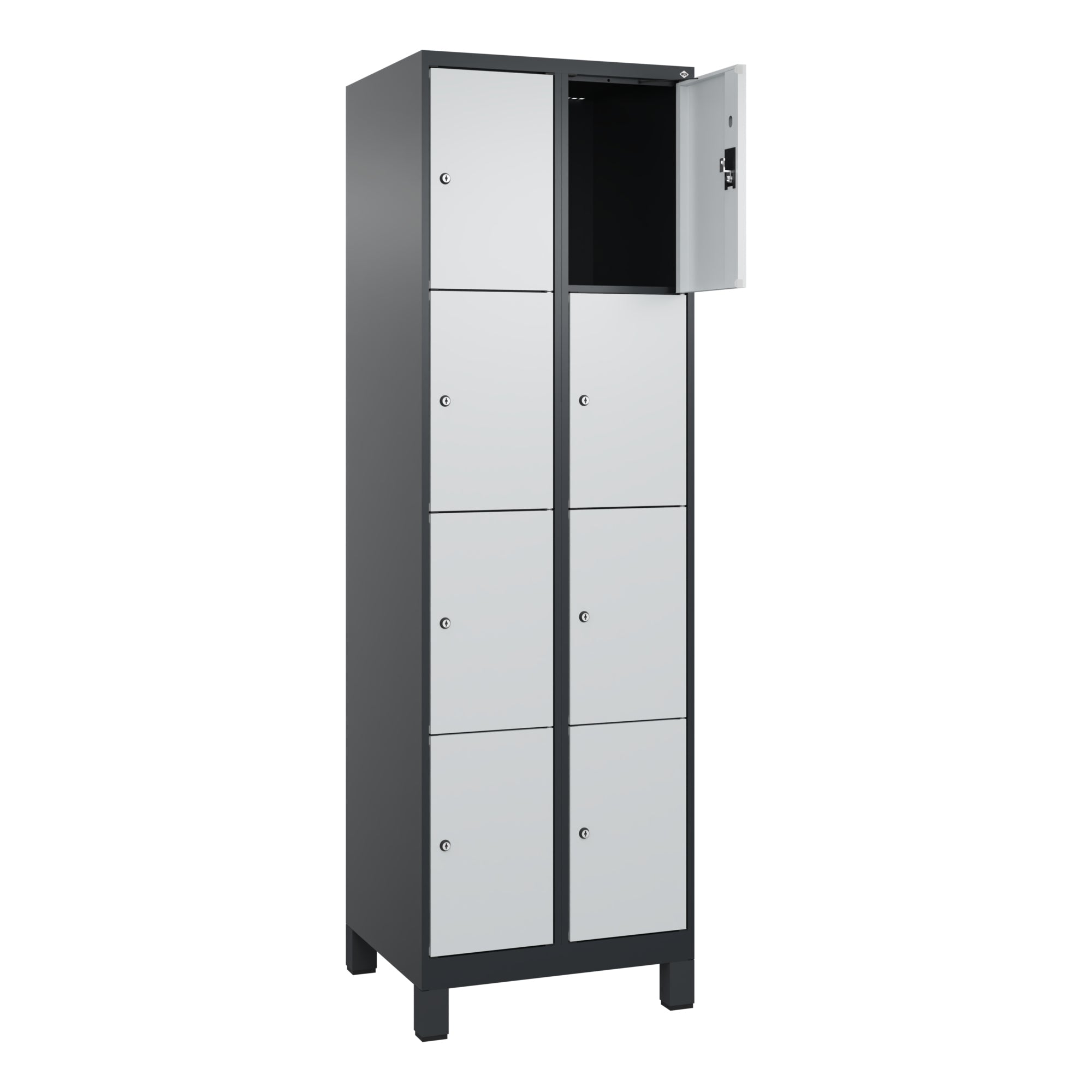 C+P Schließfachschrank Evolo PLUS, 600 x 1.950 x 500 mm (B x H x T)