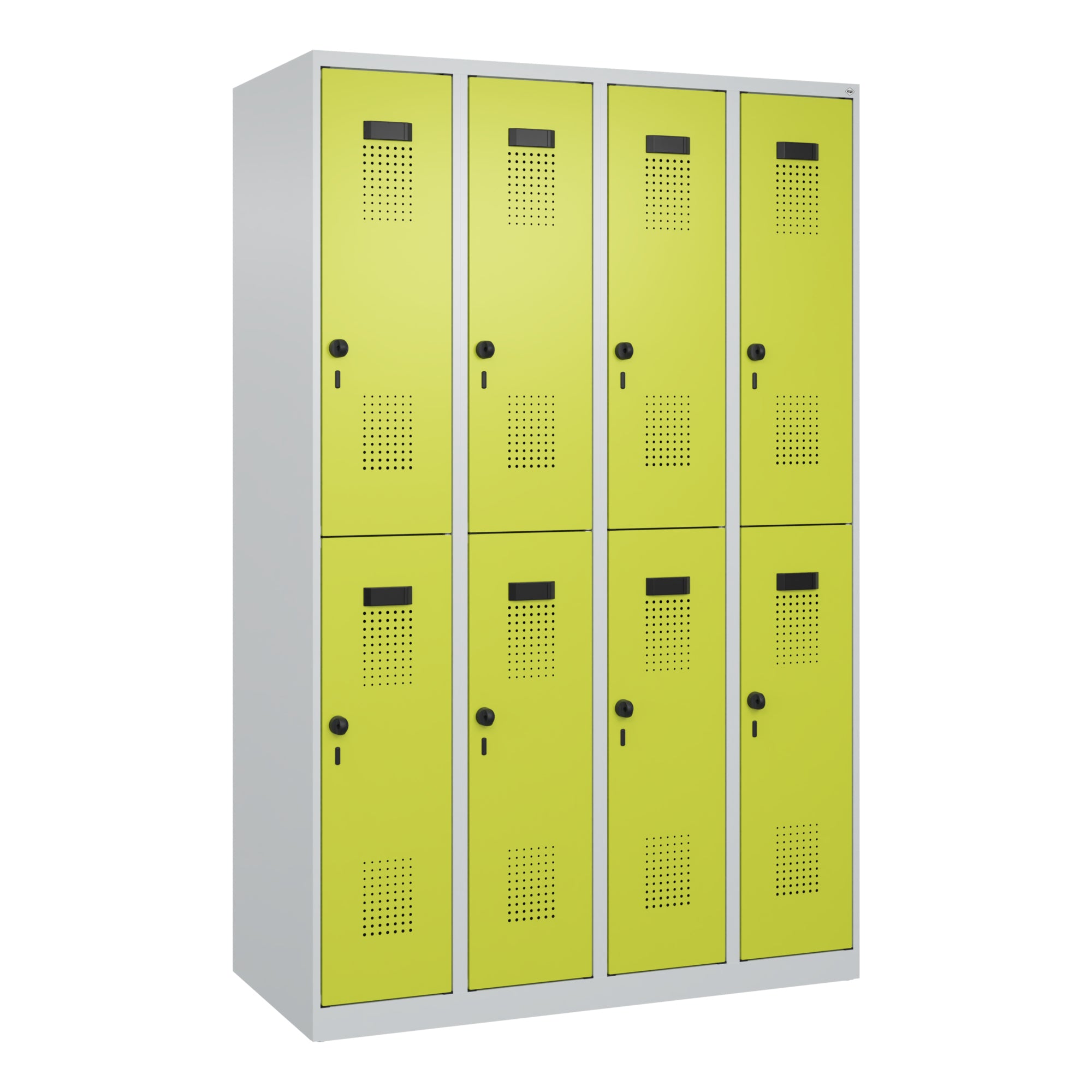 C+P Spind Evolo PLUS Doppel 8Fächer 1850x1200x500 lgr/cgn