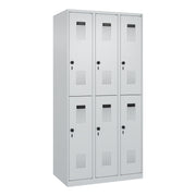 C+P Spind Evolo PLUS Doppel 6Fächer 1850x900x500 lgr/lgr