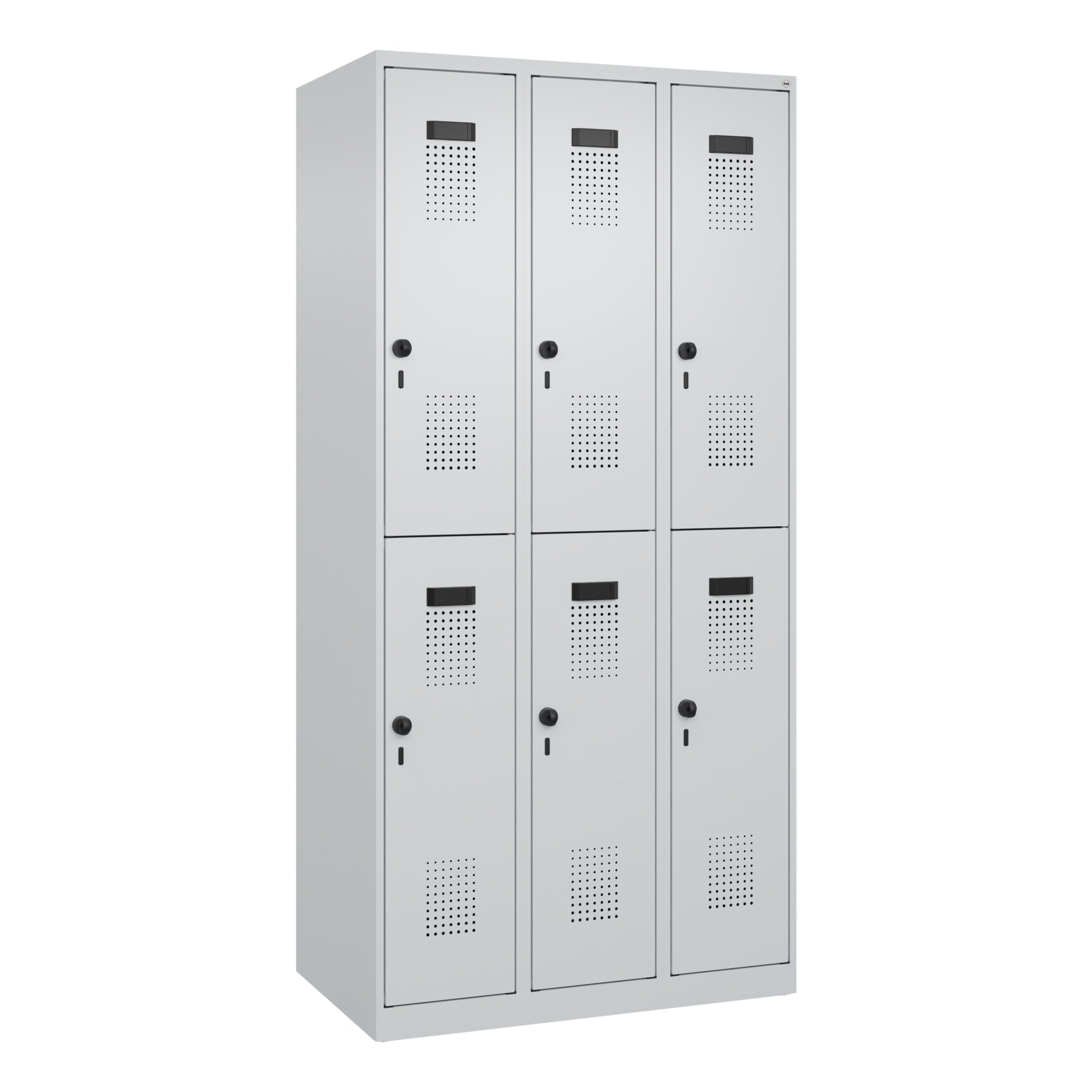 C+P Spind Evolo PLUS Doppel 6Fächer 1850x900x500 lgr/lgr