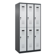 C+P Spind Evolo PLUS Doppel 6Fächer 1850x900x500 sgr/lgr