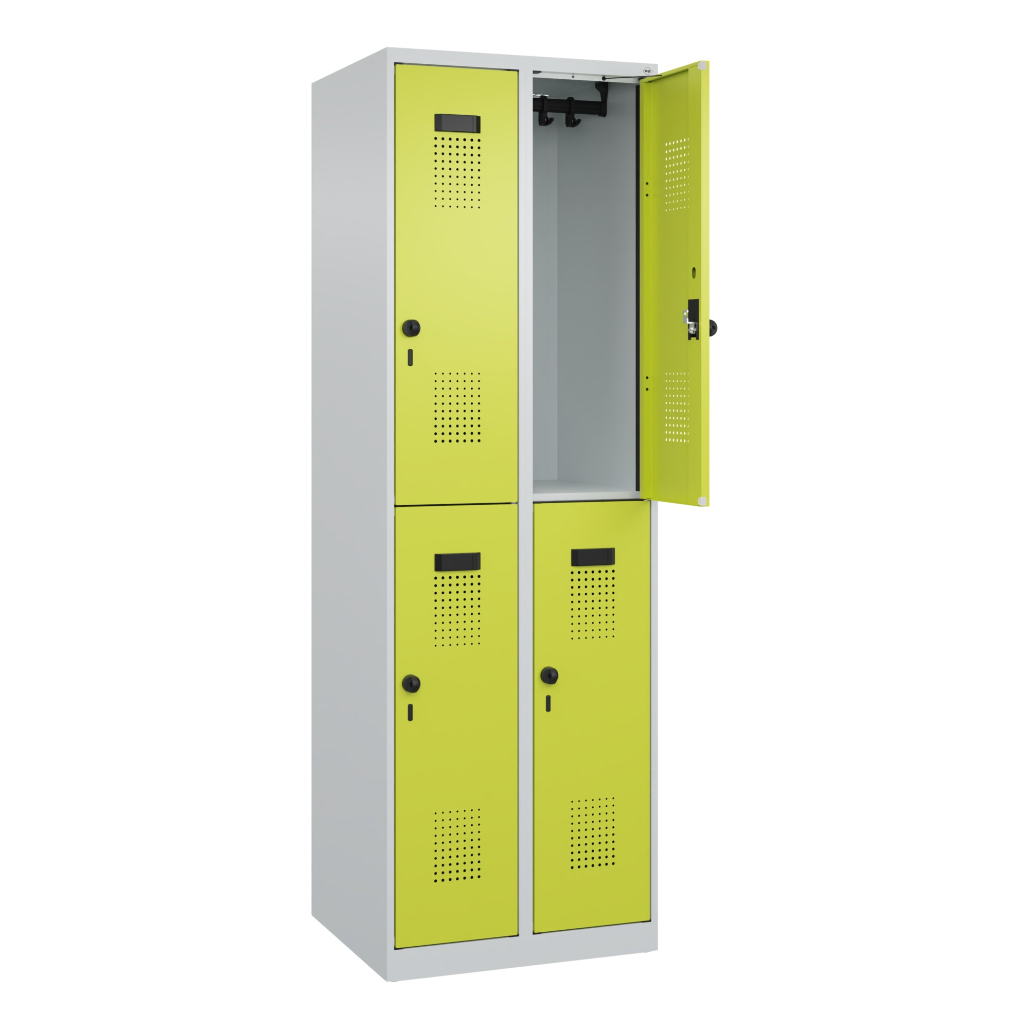 C+P Spind Evolo PLUS Doppel 4Fächer 1850x600x500 lgr/cgn