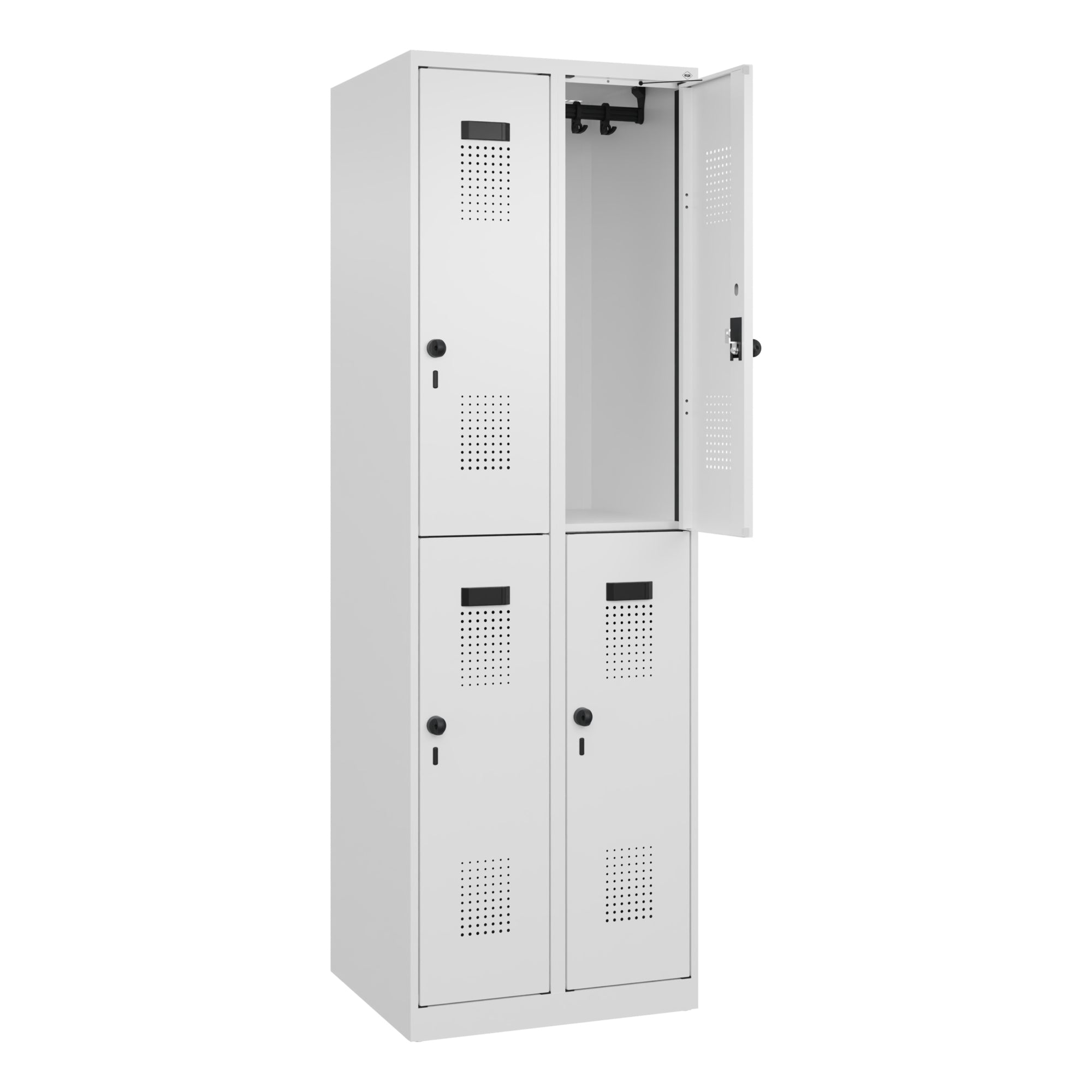 C+P Spind Evolo PLUS Doppel 4Fächer 1850x600x500 vws/vws