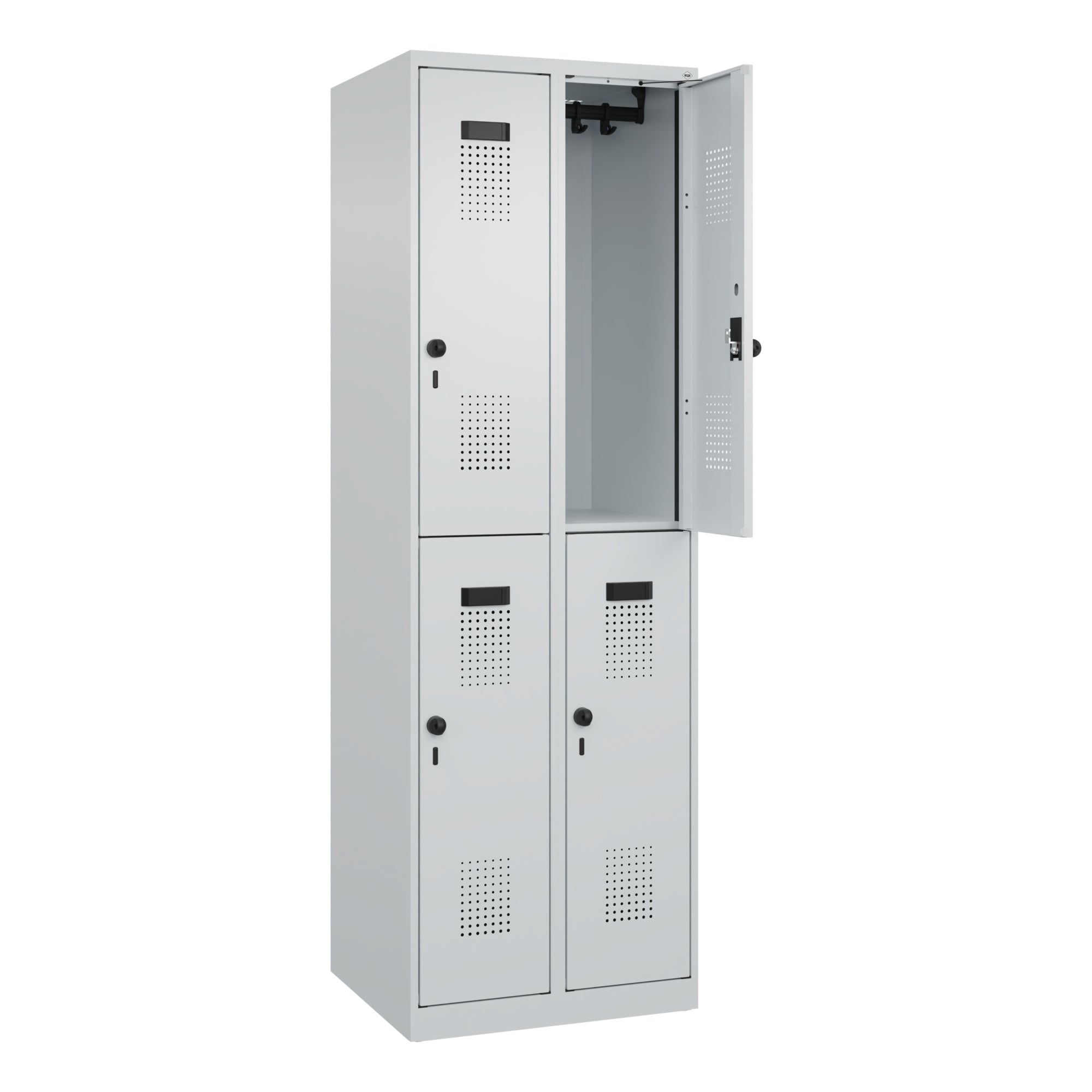 C+P Spind Evolo PLUS Doppel 4Fächer 1850x600x500 lgr/lgr