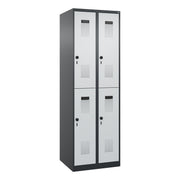 C+P Spind Evolo PLUS Doppel 4Fächer 1850x600x500 sgr/lgr