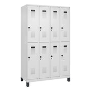 C+P Spind Evolo PLUS Doppel 8Fächer 1950x1200x500 vws/vws