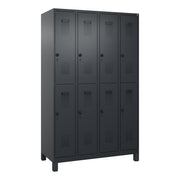 C+P Spind Evolo PLUS Doppel 8Fächer 1950x1200x500 sgr/sgr