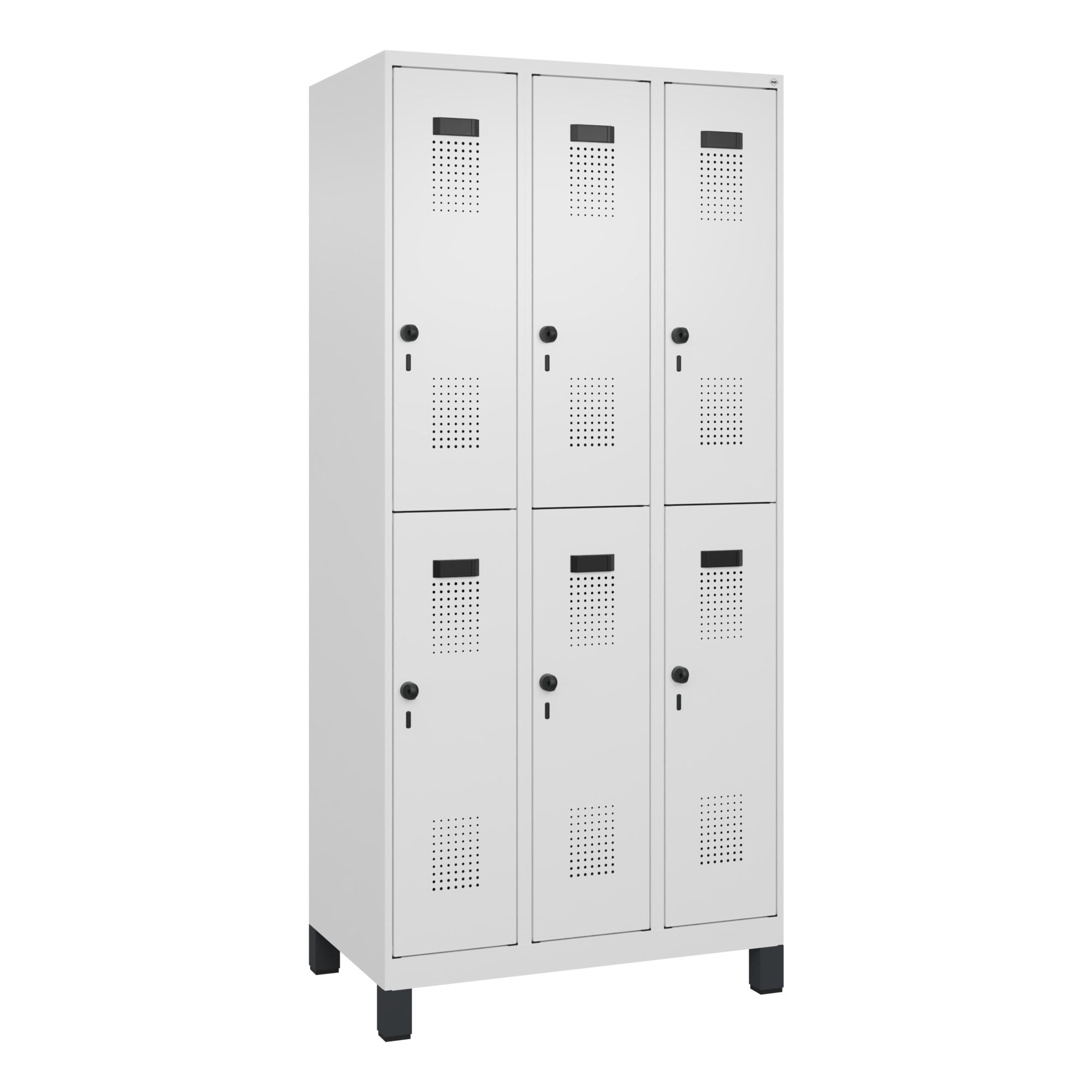 C+P Spind Evolo PLUS Doppel 6Fächer 1950x900x500 vws/vws