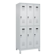 C+P Spind Evolo PLUS Doppel 6Fächer 1950x900x500 lgr/lgr