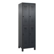 C+P Spind Evolo PLUS Doppel 4Fächer 1950x600x500 sgr/sgr