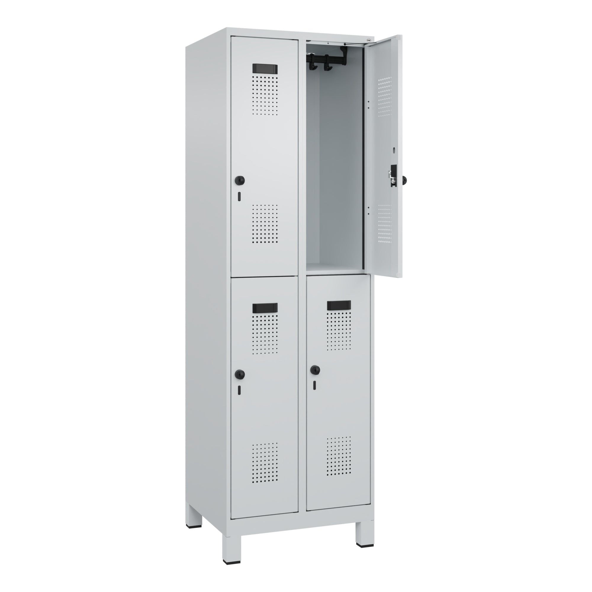 C+P Spind Evolo PLUS Doppel 4Fächer 1950x600x500 lgr/lgr