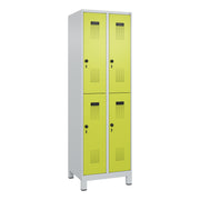 C+P Spind Evolo PLUS Doppel 4Fächer 1950x600x500 lgr/cgn